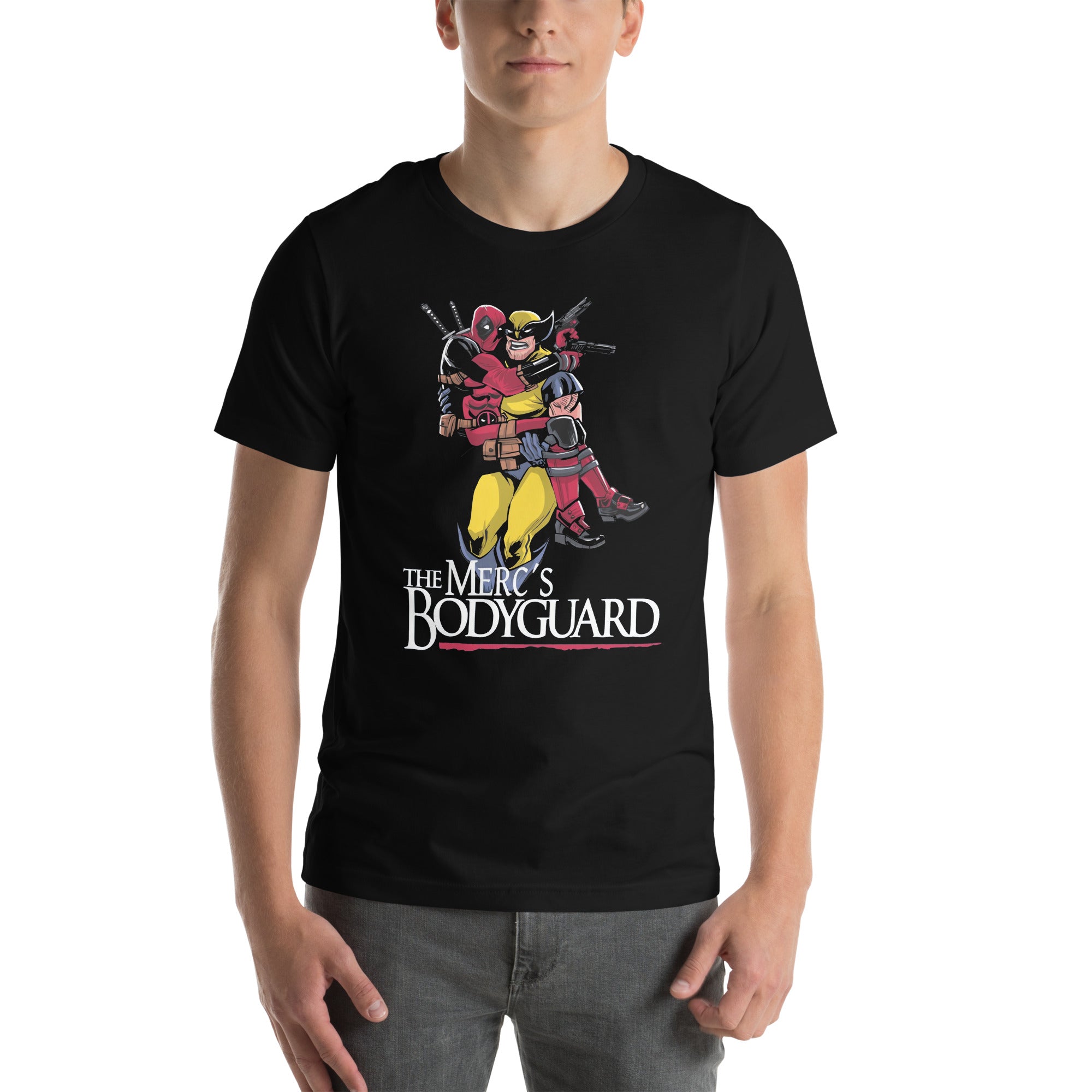 ¡Compra el mejor merchandising en Superstar! Encuentra diseños únicos y de alta calidad, Playera The Merc's Bodyguard Compra en Superstar!