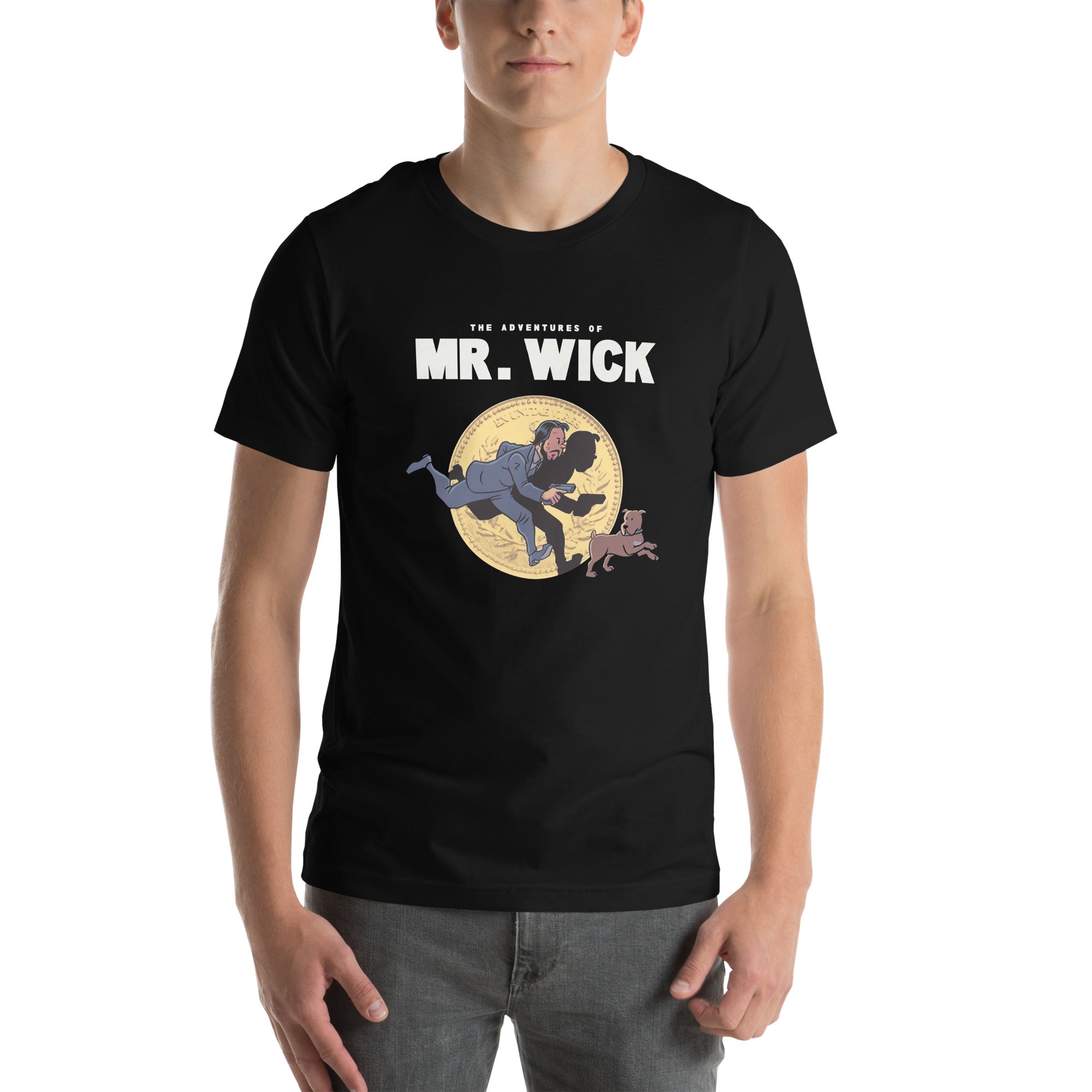 ¡Compra el mejor merchandising en Superstar! Encuentra diseños únicos y de alta calidad, Playera de Las Aventuras de John Wick