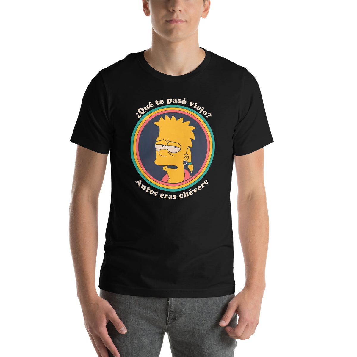 Playera antes eras chévere con bart, nuestras opciones de playeras son Unisex. disponible en Superstar. compra ahora en la mejor tienda online.