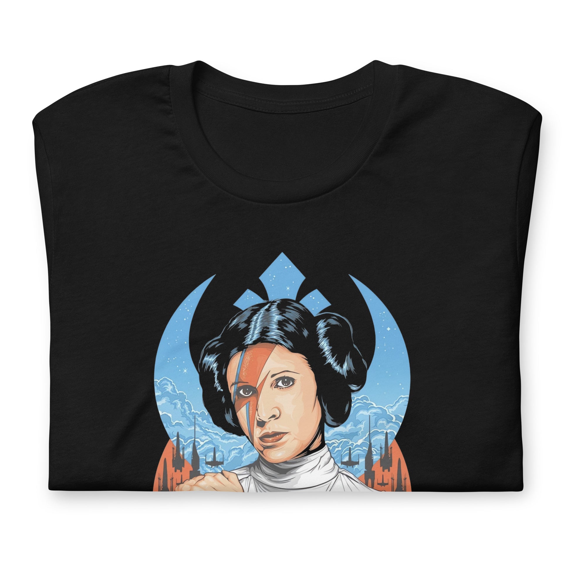 Playera Star dust Leia, Es un producto de ropa que es ideal para los fanáticos de Star Wars que deseen mostrar su amor de manera divertida!