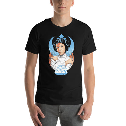 Playera Star dust Leia, Es un producto de ropa que es ideal para los fanáticos de Star Wars que deseen mostrar su amor de manera divertida!