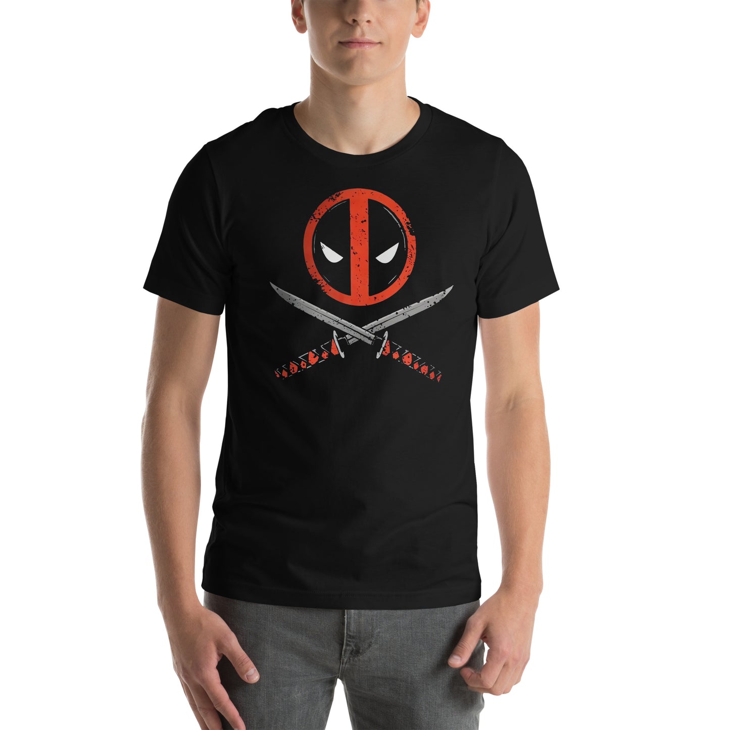 Playera Deadpool Shield, Disponible en la mejor tienda online para comprar tu merch favorita, la mejor Calidad, compra Ahora en Superstar! 