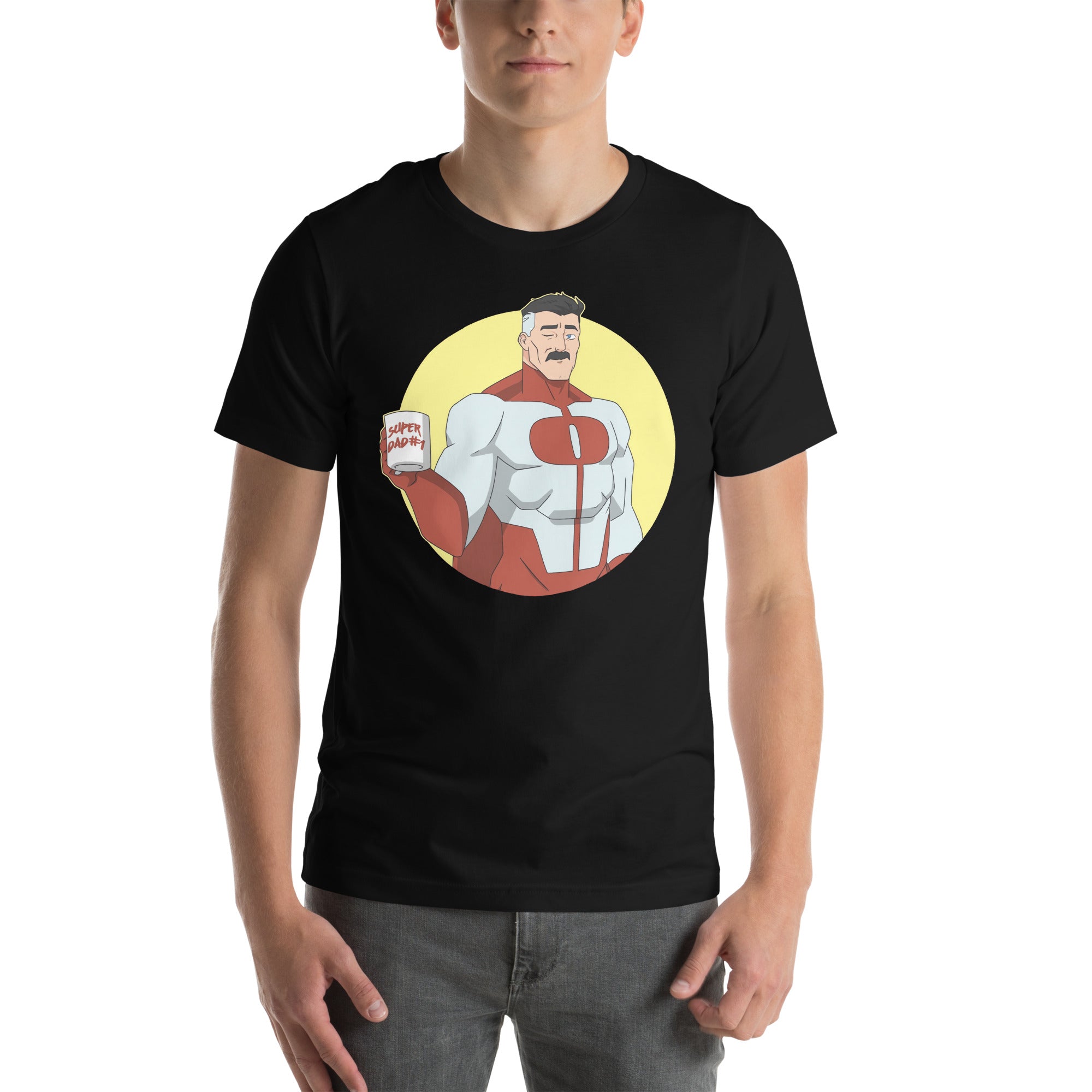 Playera Super Dad #1, Disponible en la mejor tienda online para comprar tu merch favorita, la mejor Calidad, compra Ahora en Superstar! 