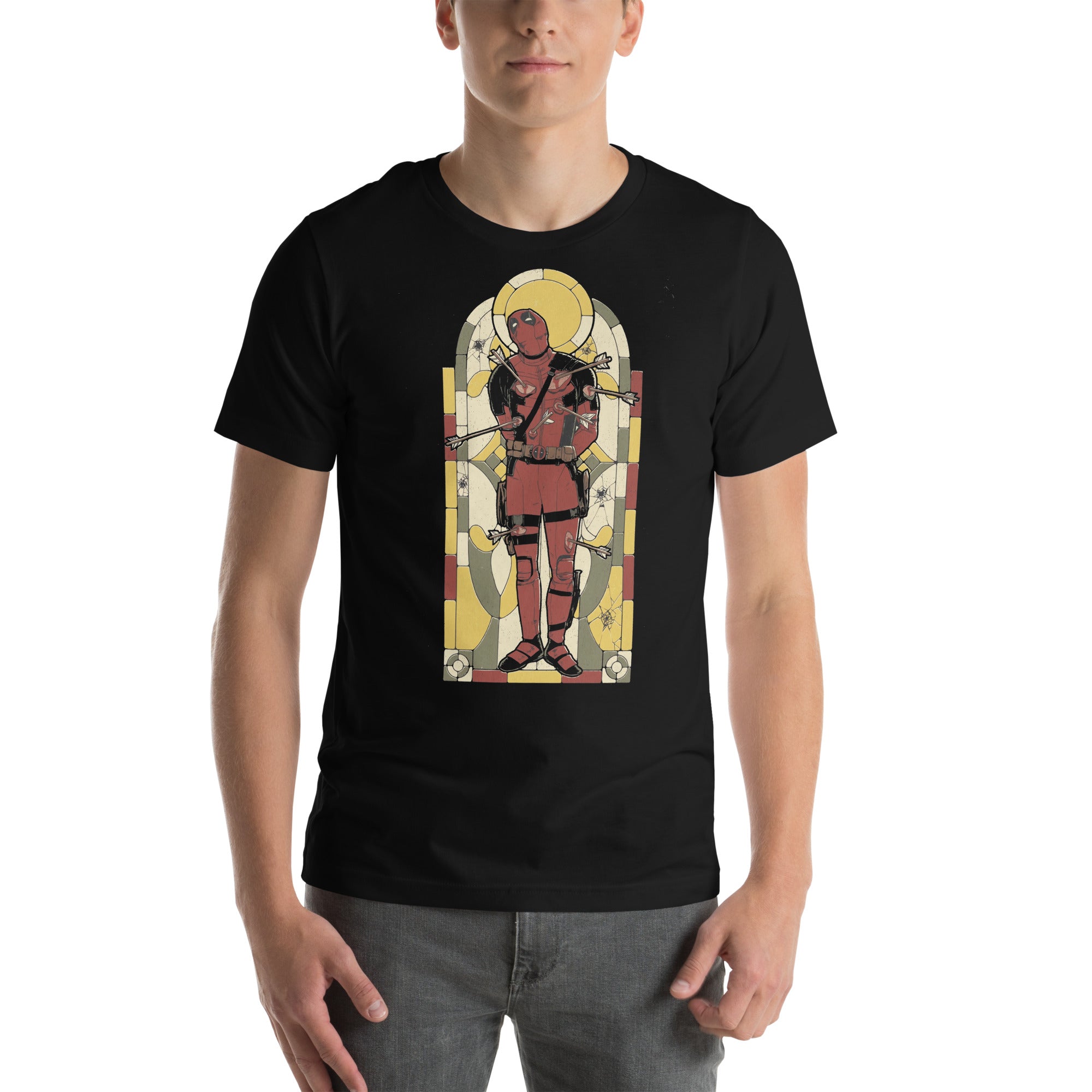 Playera San Deadpool, Disponible en la mejor tienda online para comprar tu merch favorita, la mejor Calidad, compra Ahora en Superstar! 