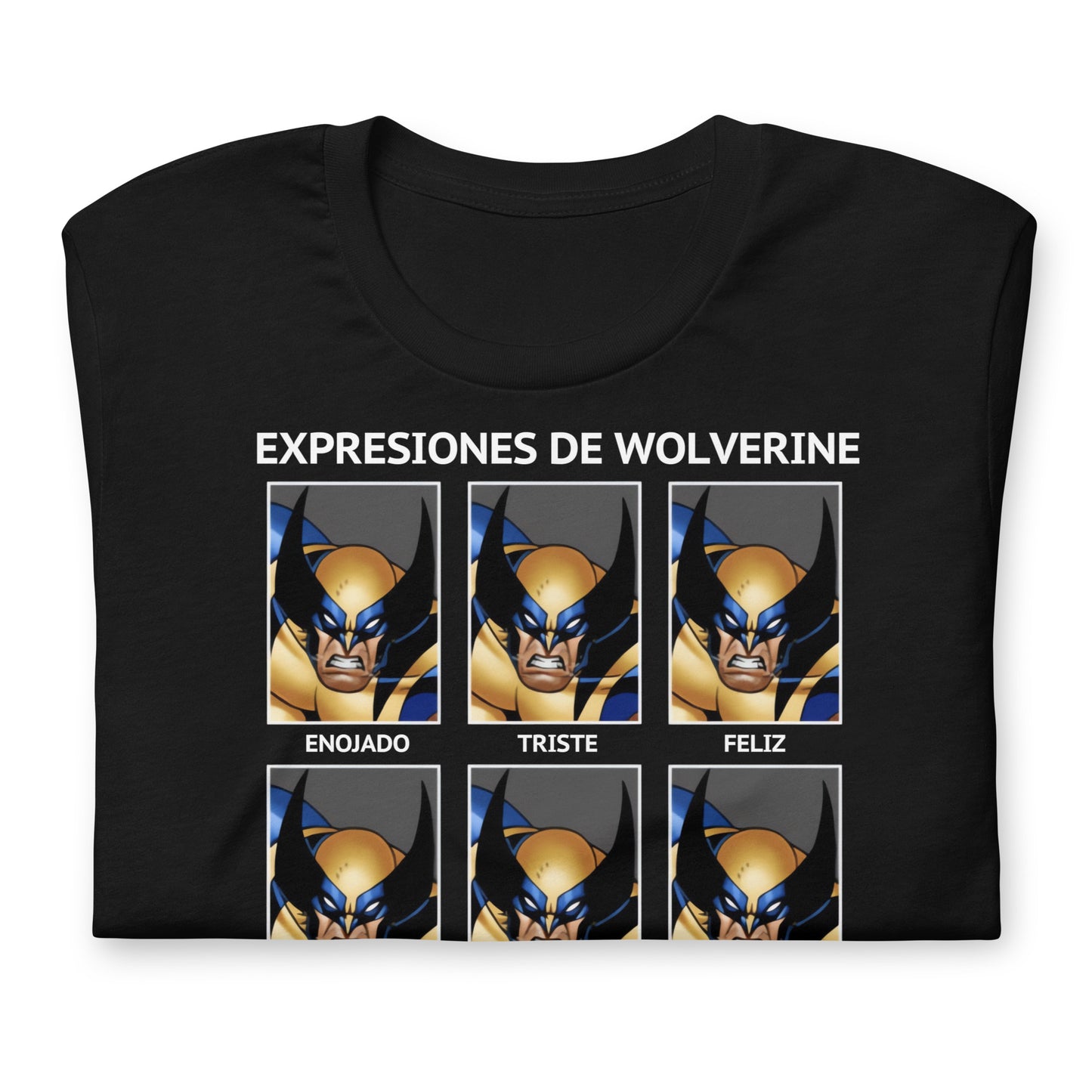 Playera Expresiones de Wolverine, Disponible en la mejor tienda online para comprar tu merch favorita, la mejor Calidad, compra Ahora en Superstar! 