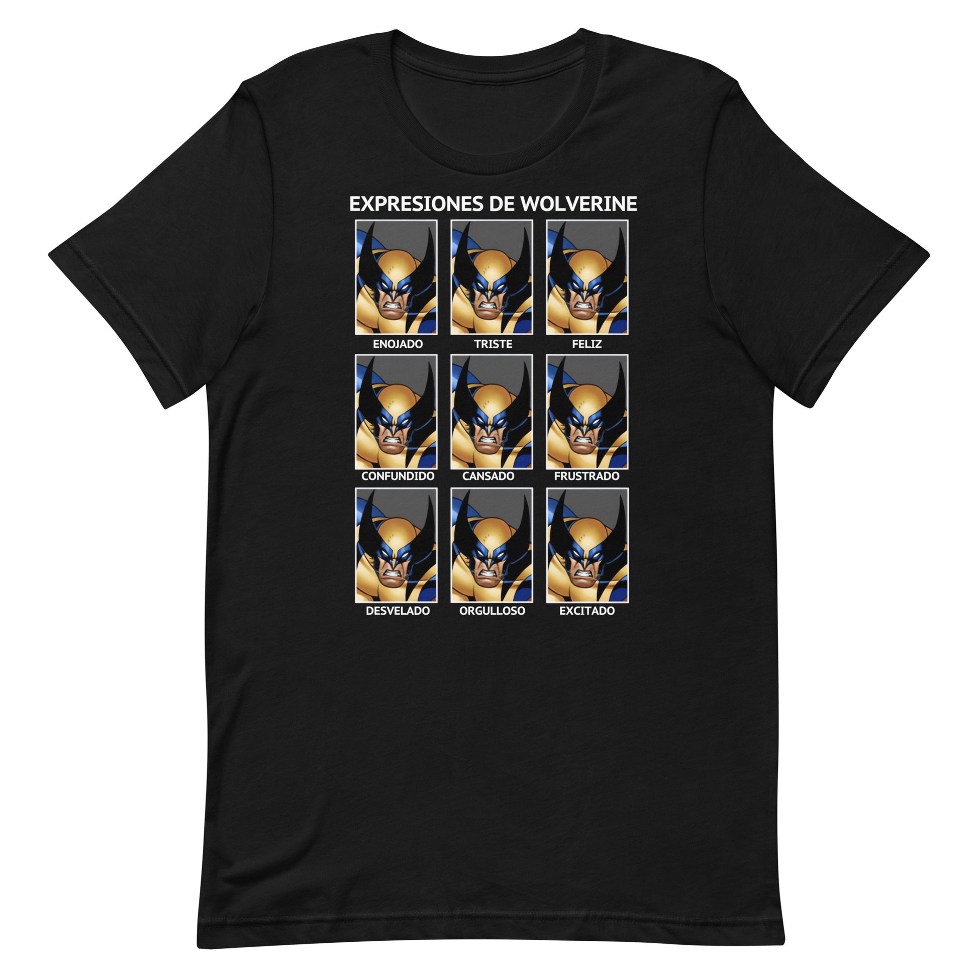 Playera Expresiones de Wolverine, Disponible en la mejor tienda online para comprar tu merch favorita, la mejor Calidad, compra Ahora en Superstar! 