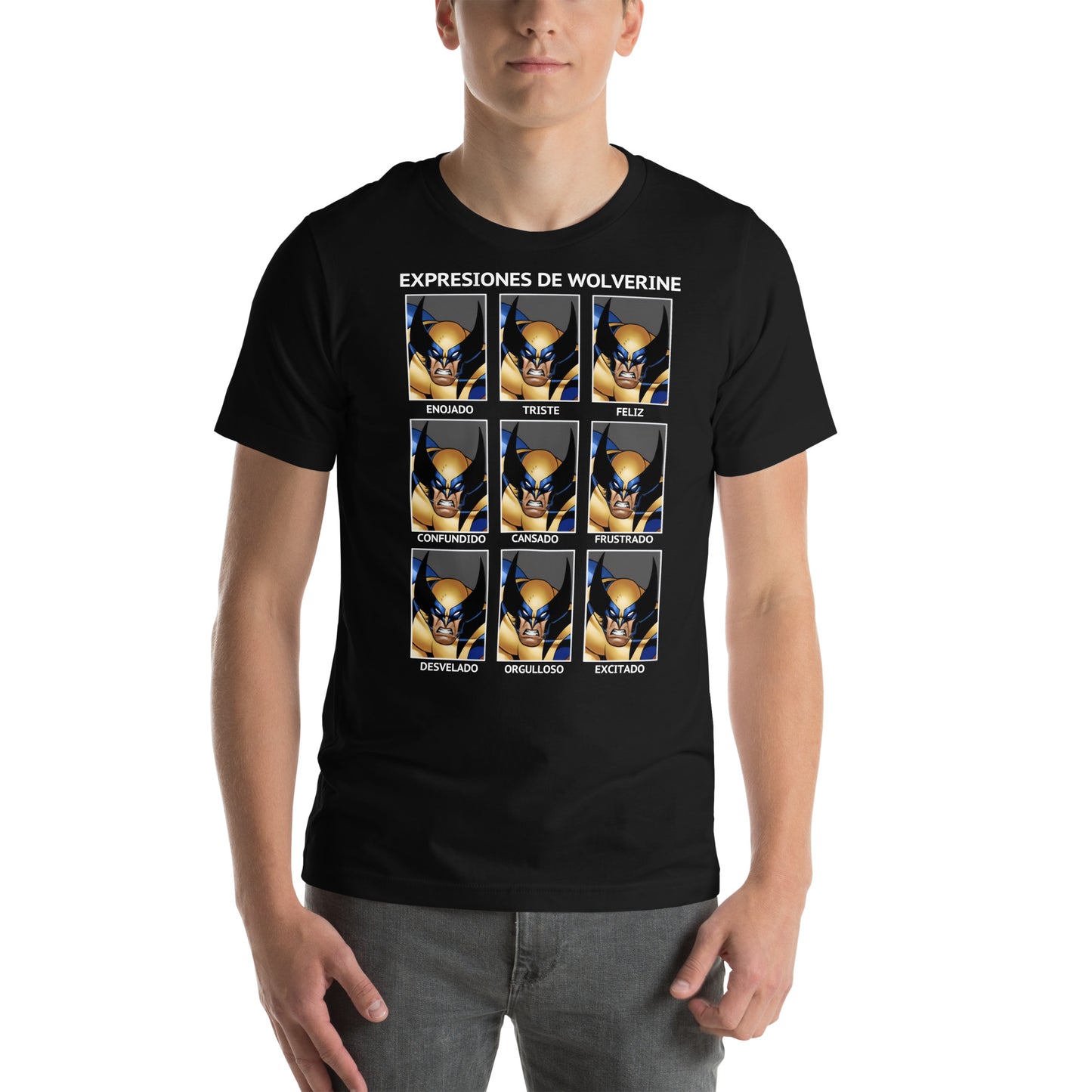 Playera Expresiones de Wolverine, Disponible en la mejor tienda online para comprar tu merch favorita, la mejor Calidad, compra Ahora en Superstar! 