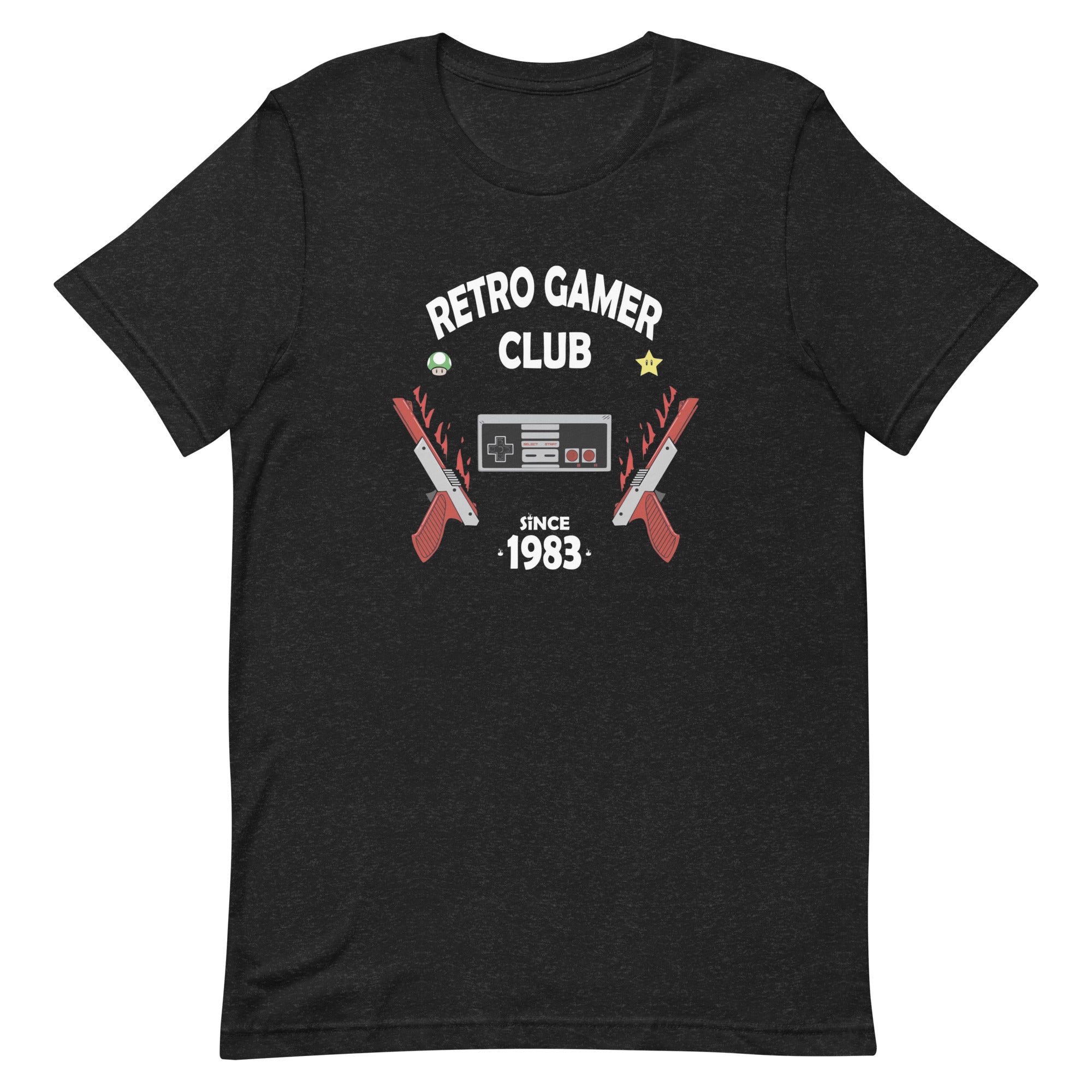 ¿Eres fanático de los videojuegos clásicos y buscas una playera que refleje tu amor por ellos? Entonces la playera Retro Gamer Club es la elección perfecta para ti.