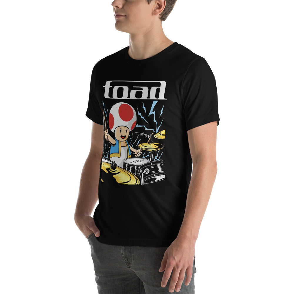 Playera de Toad, Es un producto de ropa que es ideal para los fanáticos de Mario Bross y Tool muestra tu amor de manera divertida y original.