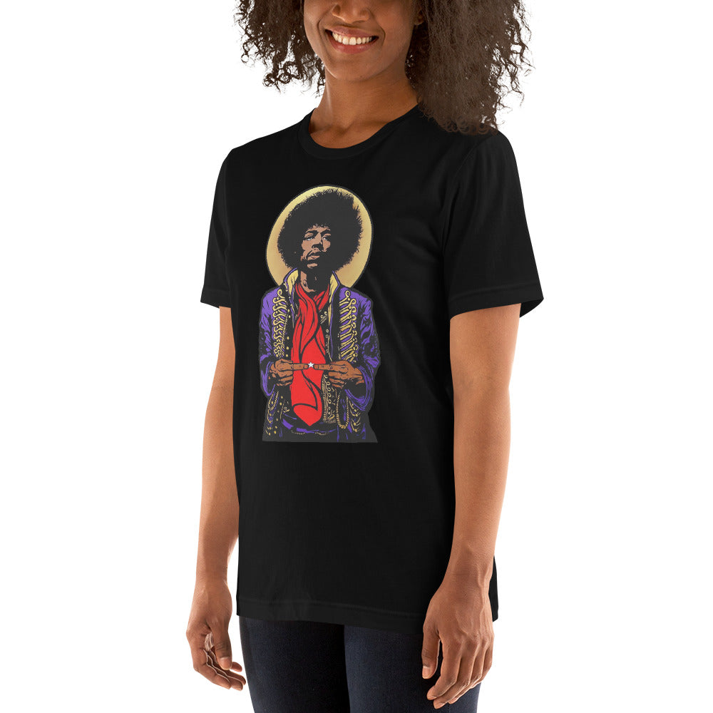 Camiseta Jimi Hendrix purple haze, nuestras opciones de playeras son Unisex. disponible en Superstar. Compra y envíos internacionales.