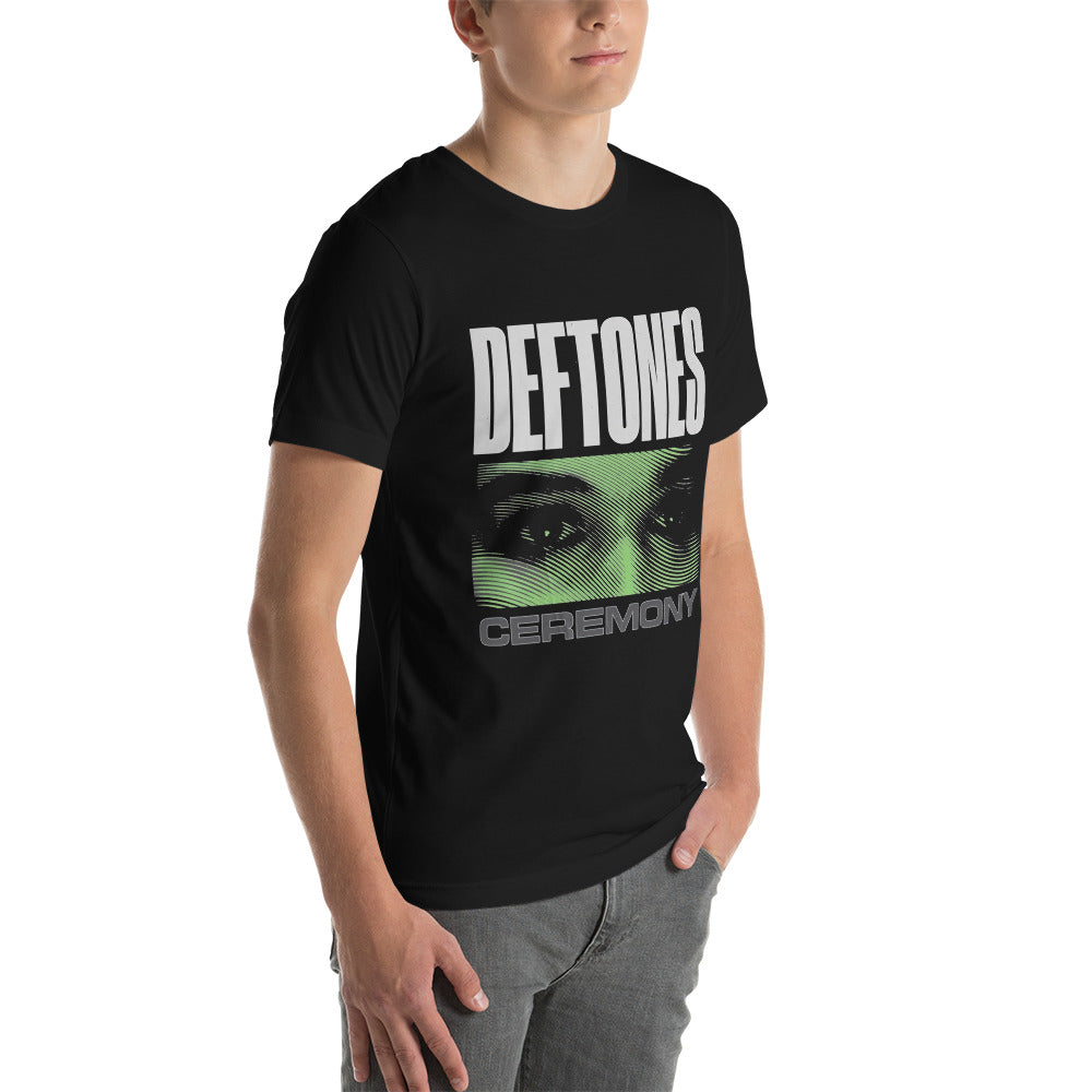 ¡Compra el mejor merchandising en Superstar! Encuentra diseños únicos y de alta calidad en playeras, Camiseta Deftones - Ceremony\