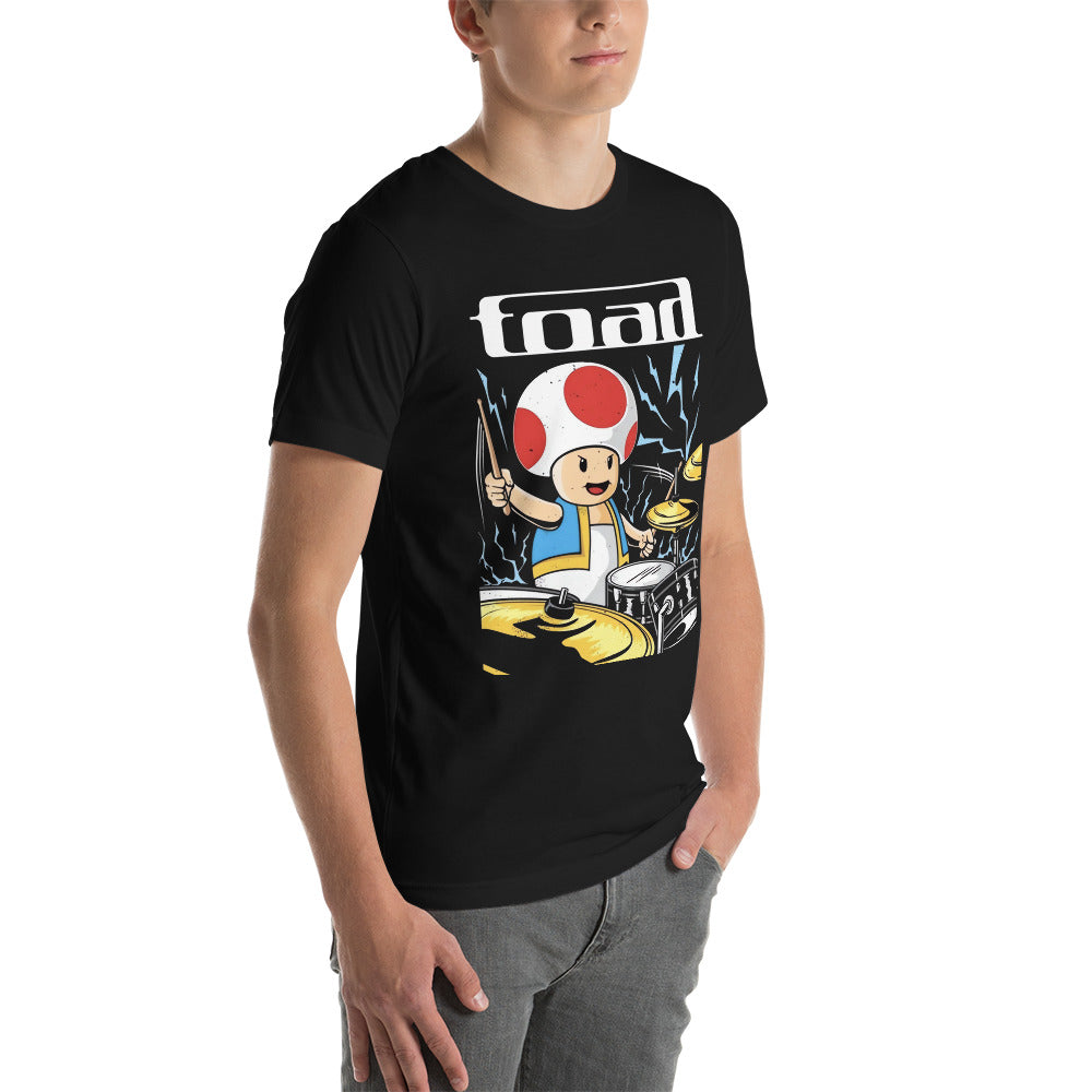Playera de Toad, Es un producto de ropa que es ideal para los fanáticos de Mario Bross y Tool muestra tu amor de manera divertida y original.