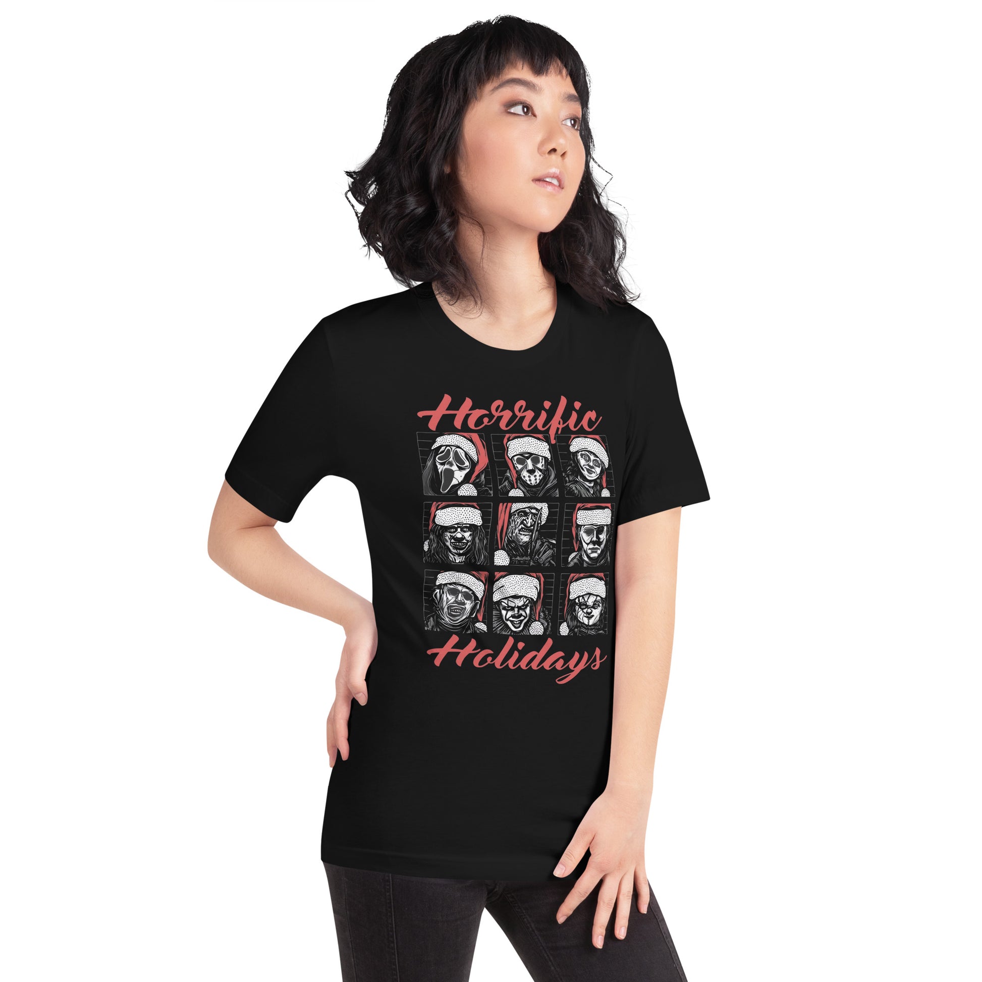 Camiseta Horrific Holidays, Disponible en la mejor tienda online para comprar tu merch favorita, la mejor Calidad, compra Ahora en Superstar! 