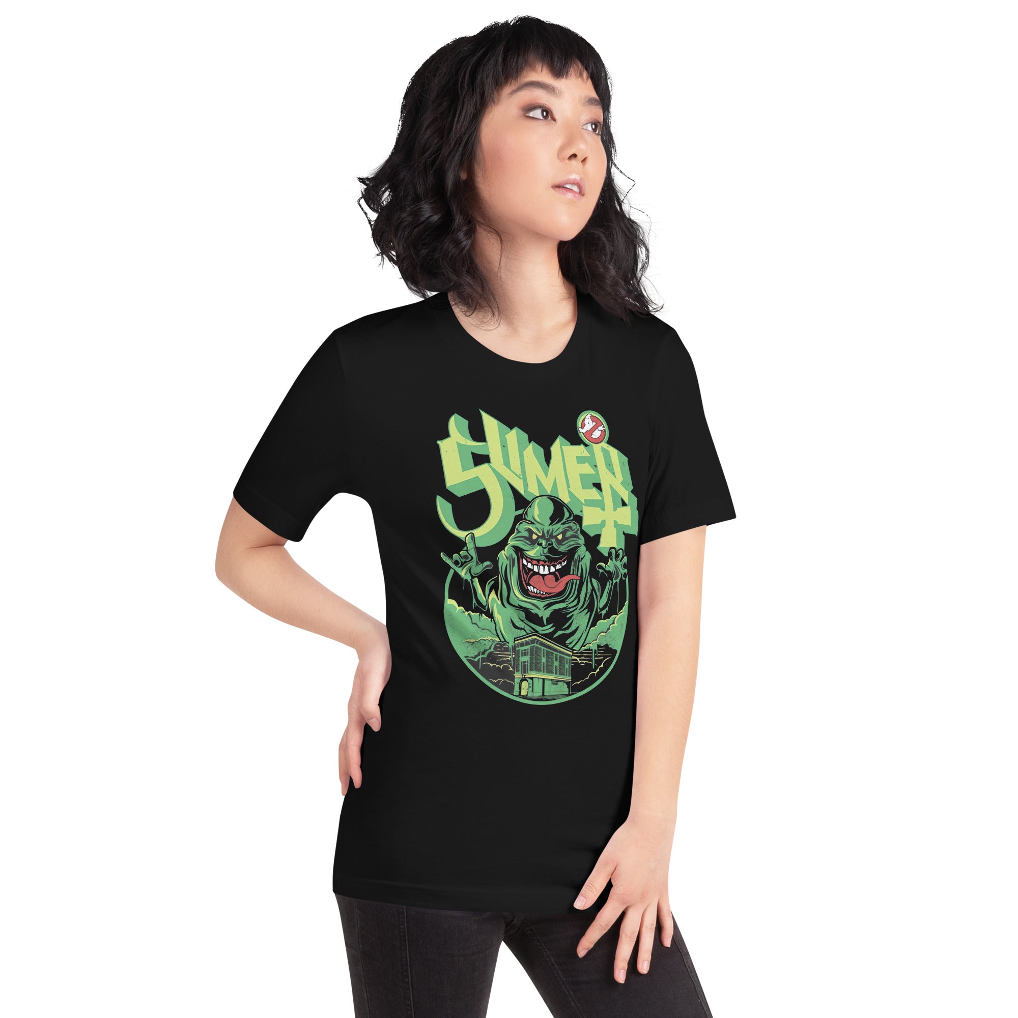 Camiseta Slimer, Disponible en la mejor tienda online para comprar tu merch favorita, la mejor Calidad, compra Ahora en Superstar! 