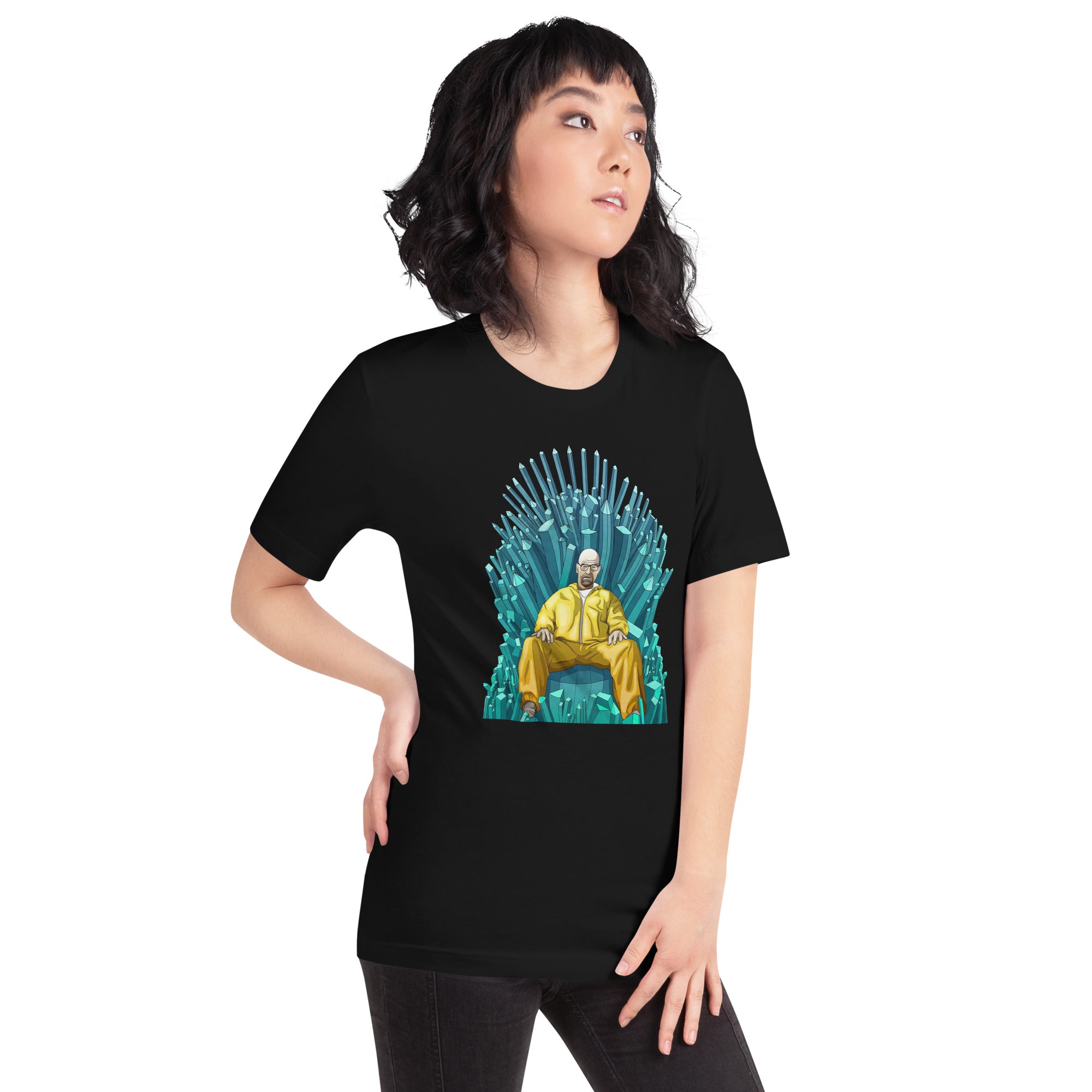 ¡Compra el mejor merchandising en Superstar! Encuentra diseños únicos y de alta calidad, Playera Breaking Bad Throne