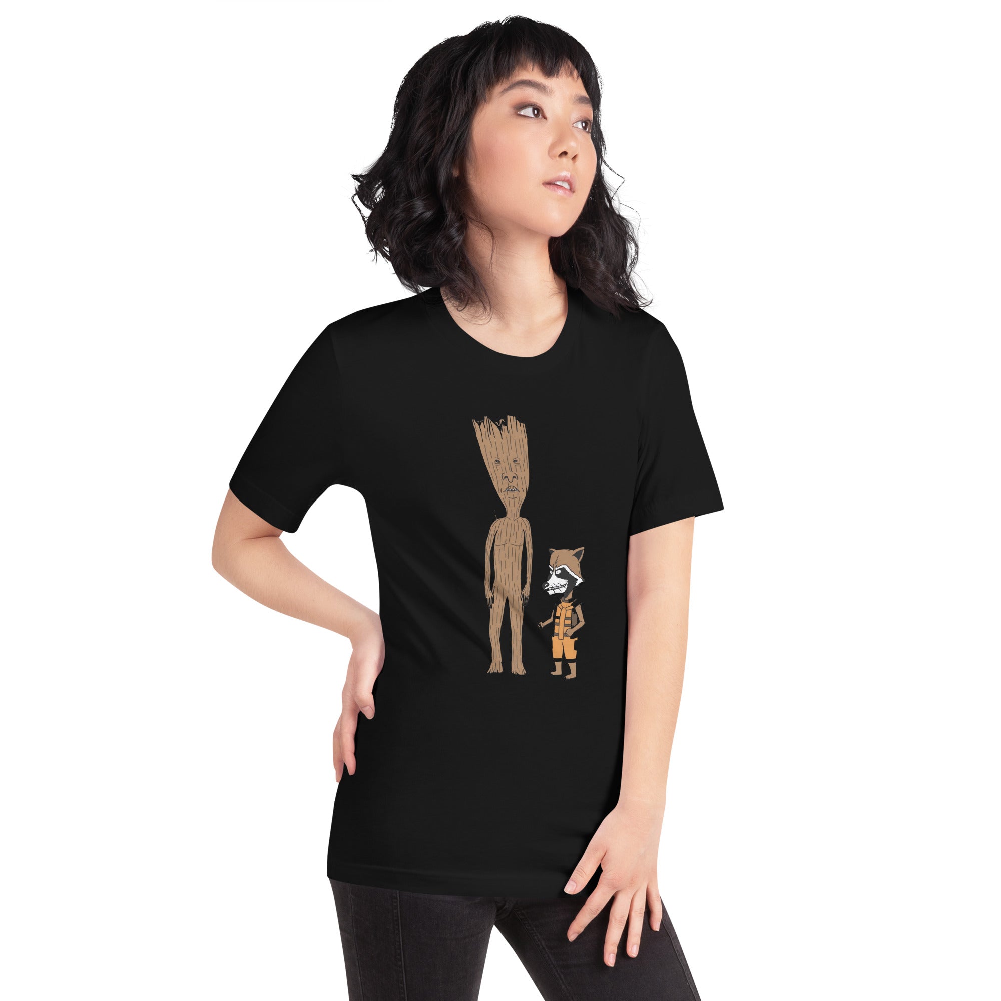 Playera de Groot & Rocket, Disponible en la mejor tienda online para comprar tu merch favorita, la mejor Calidad, compra Ahora en Superstar! 