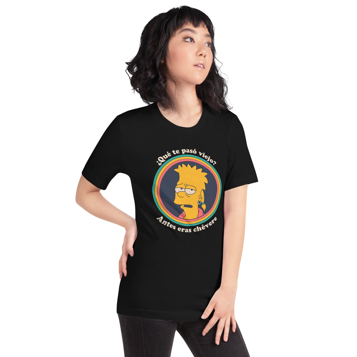 Playera antes eras chévere con bart, nuestras opciones de playeras son Unisex. disponible en Superstar. compra ahora en la mejor tienda online.