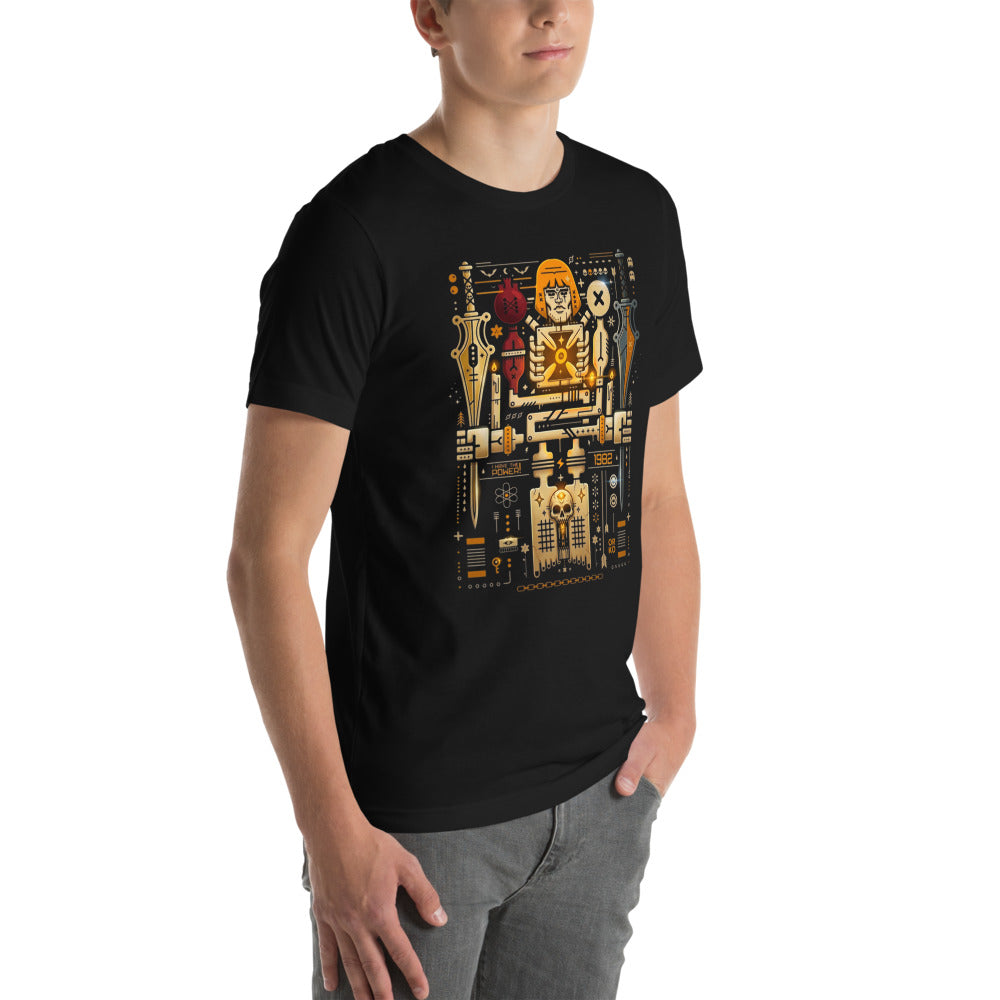 Modelo masculino lateral