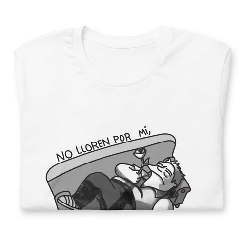 Camiseta No Lloren por mi, nuestras opciones de playeras son Unisex. disponible en Superstar. Compra y envíos internacionales.