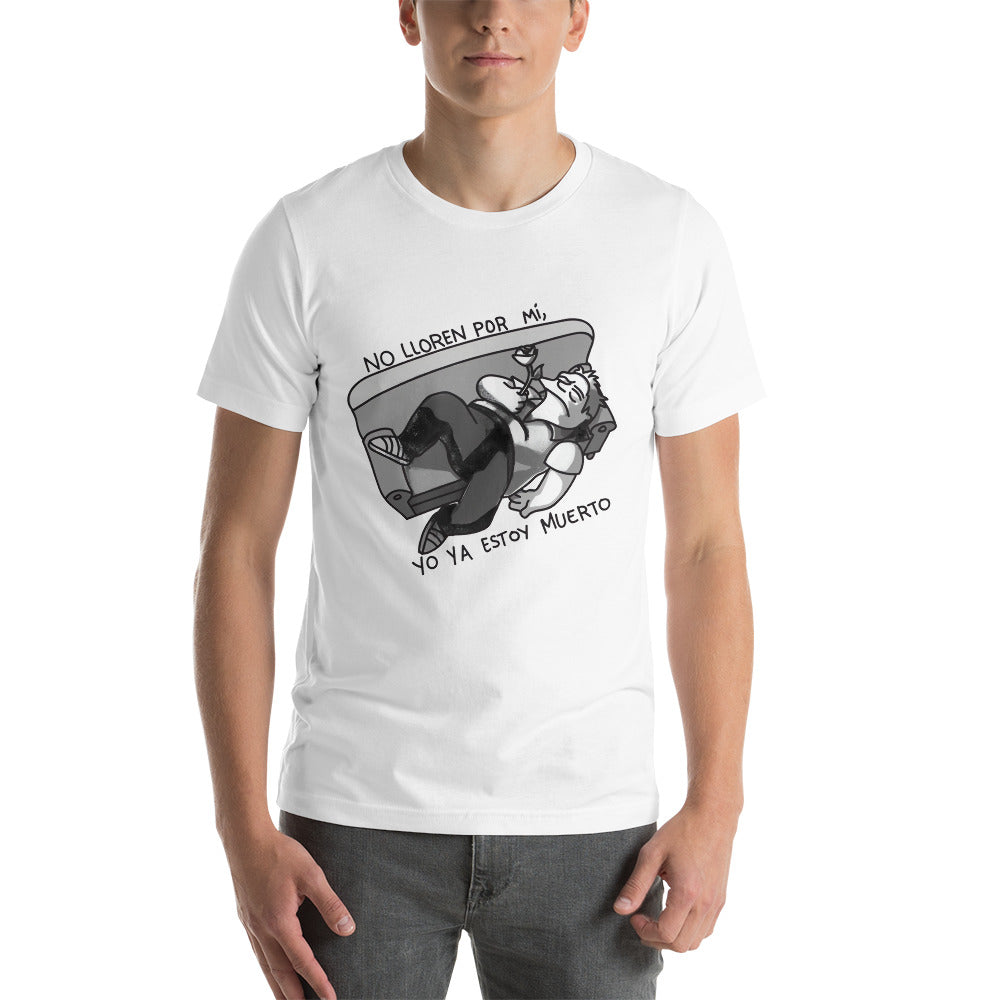 Camiseta No Lloren por mi, nuestras opciones de playeras son Unisex. disponible en Superstar. Compra y envíos internacionales.