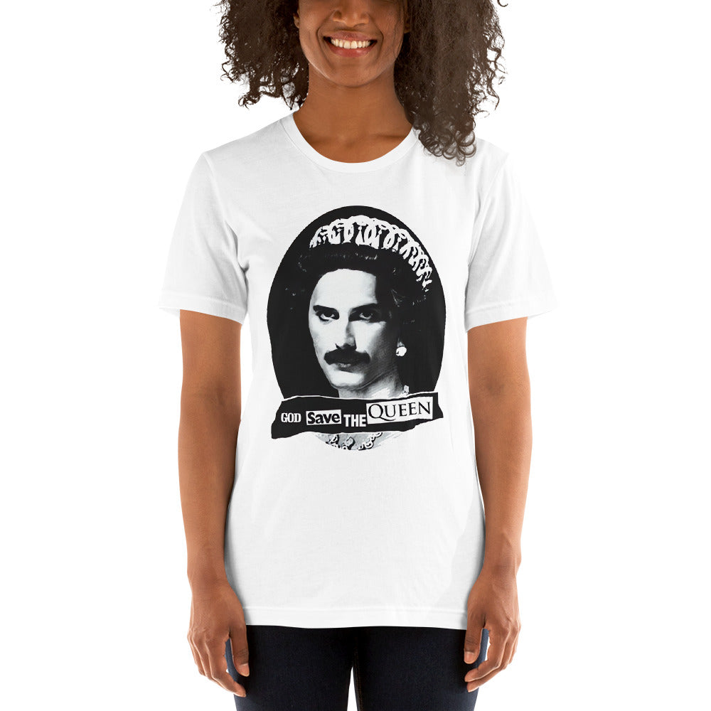 Camiseta de God Save the Queen, nuestras opciones de playeras son Unisex. disponible en Superstar. Compra y envíos internacionales 