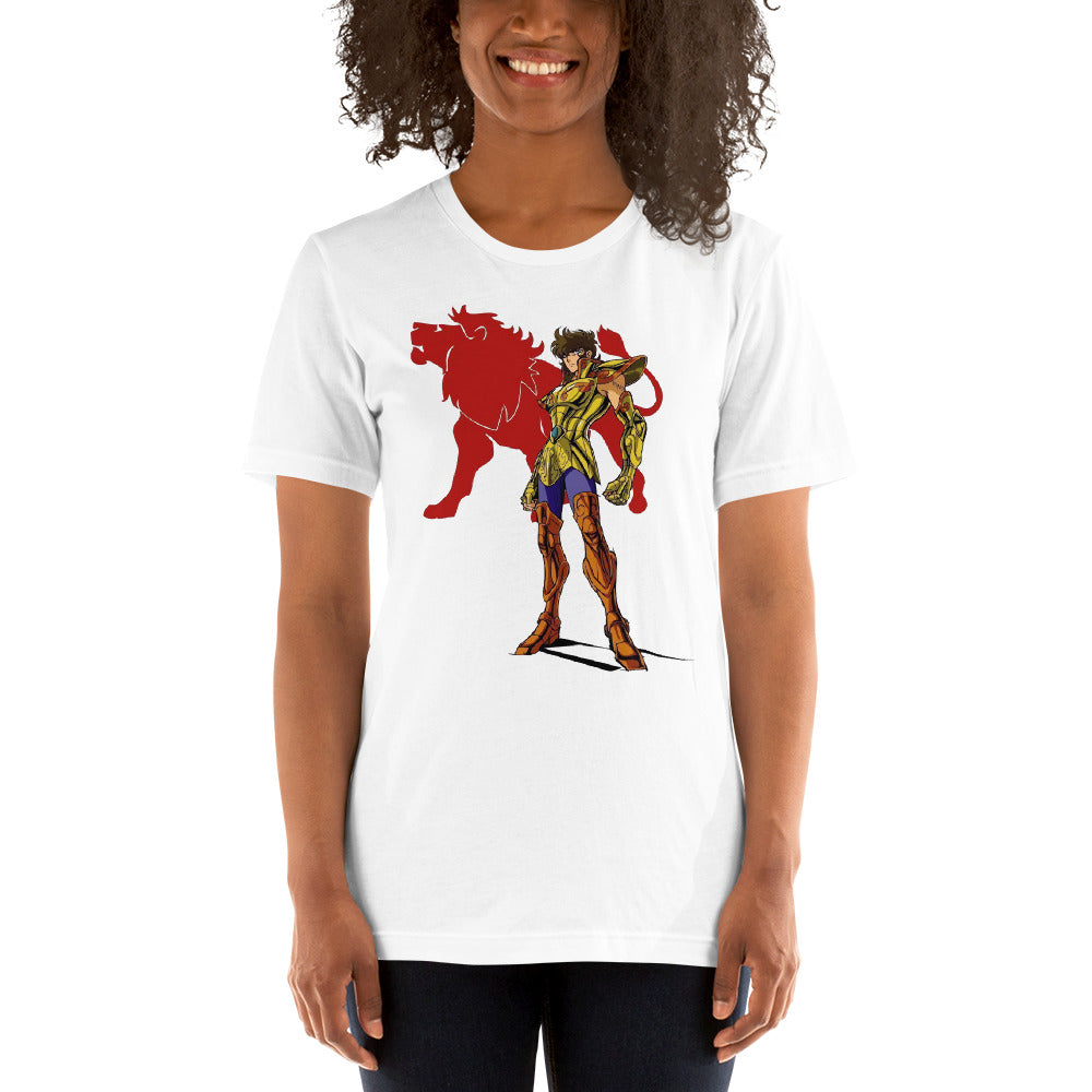 Camiseta Aioria de Leo Dorado, nuestras opciones de playeras son Unisex. disponible en Superstar. Compra y envíos internacionales. compra online.