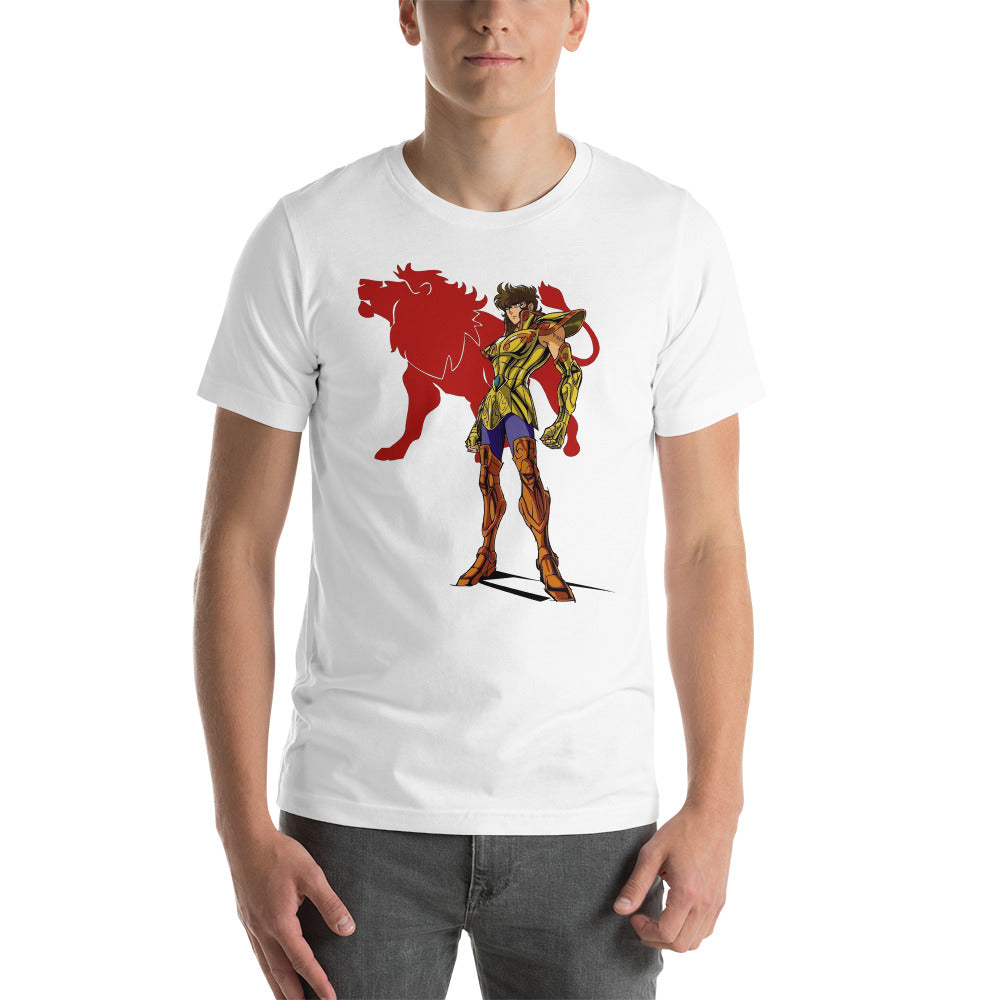 Camiseta Aioria de Leo Dorado, nuestras opciones de playeras son Unisex. disponible en Superstar. Compra y envíos internacionales. compra online.