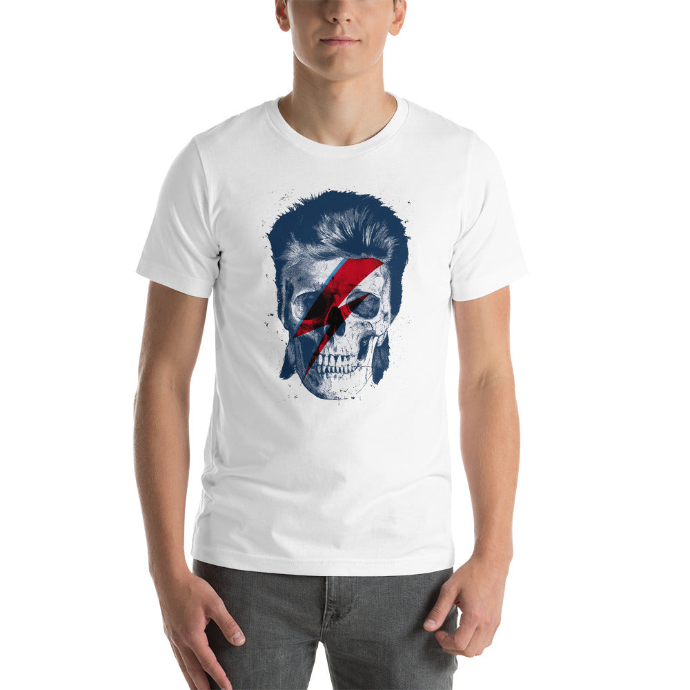 Camiseta David Bowie skeleton, nuestras opciones de playeras son Unisex. disponible en Superstar. Compra y envíos internacionales. compra online.