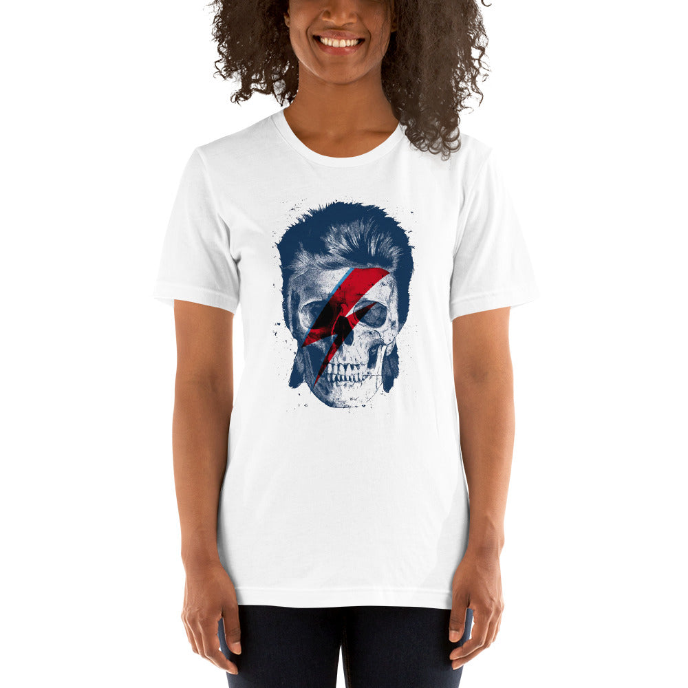 Camiseta David Bowie skeleton, nuestras opciones de playeras son Unisex. disponible en Superstar. Compra y envíos internacionales. compra online.