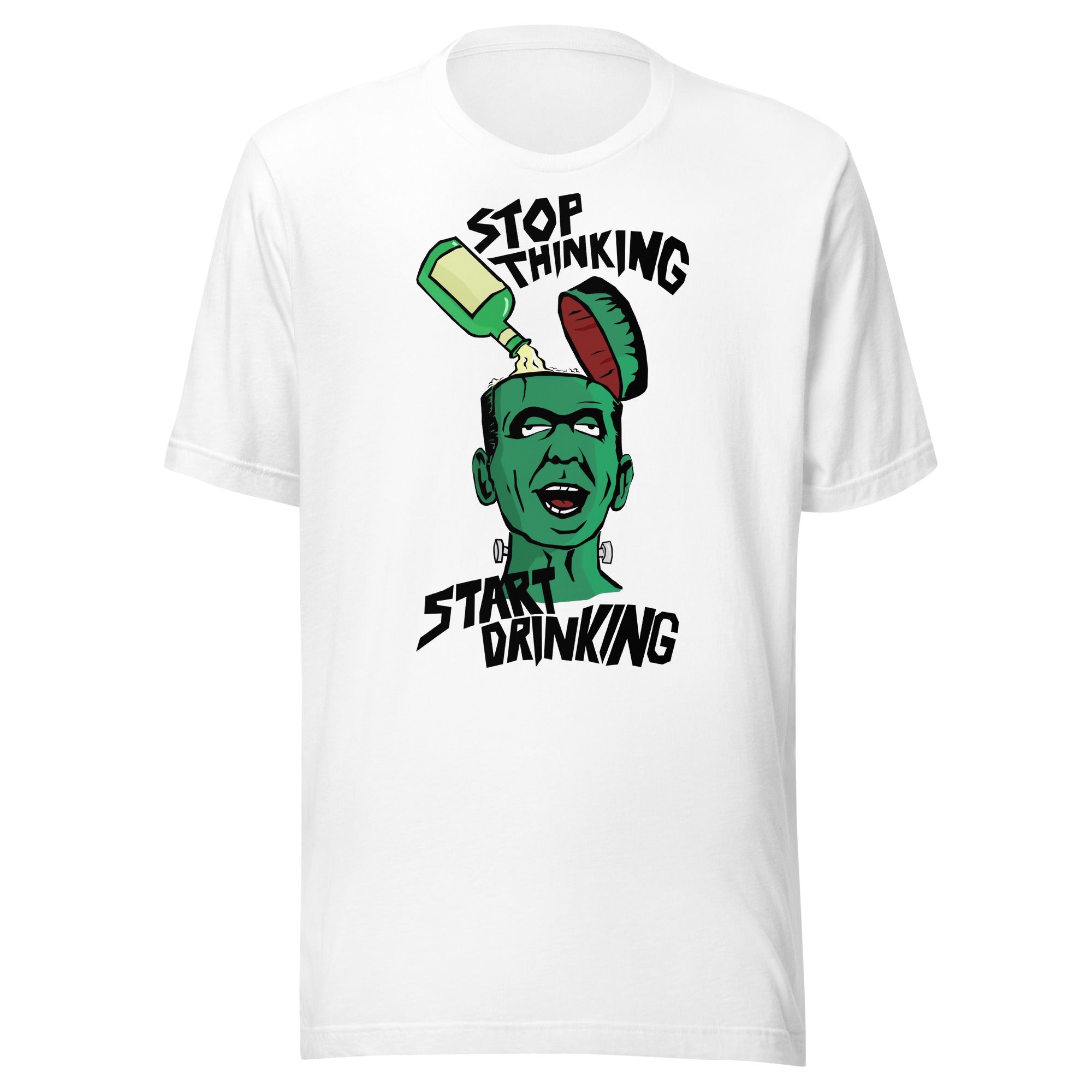 Camiseta Stop Thinking, Disponible en la mejor tienda online para comprar tu merch favorita, la mejor Calidad, compra Ahora en Superstar! 