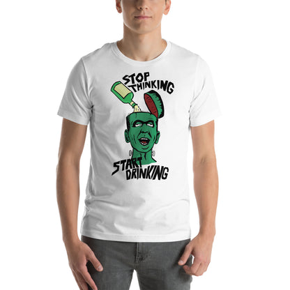 Camiseta Stop Thinking, Disponible en la mejor tienda online para comprar tu merch favorita, la mejor Calidad, compra Ahora en Superstar! 