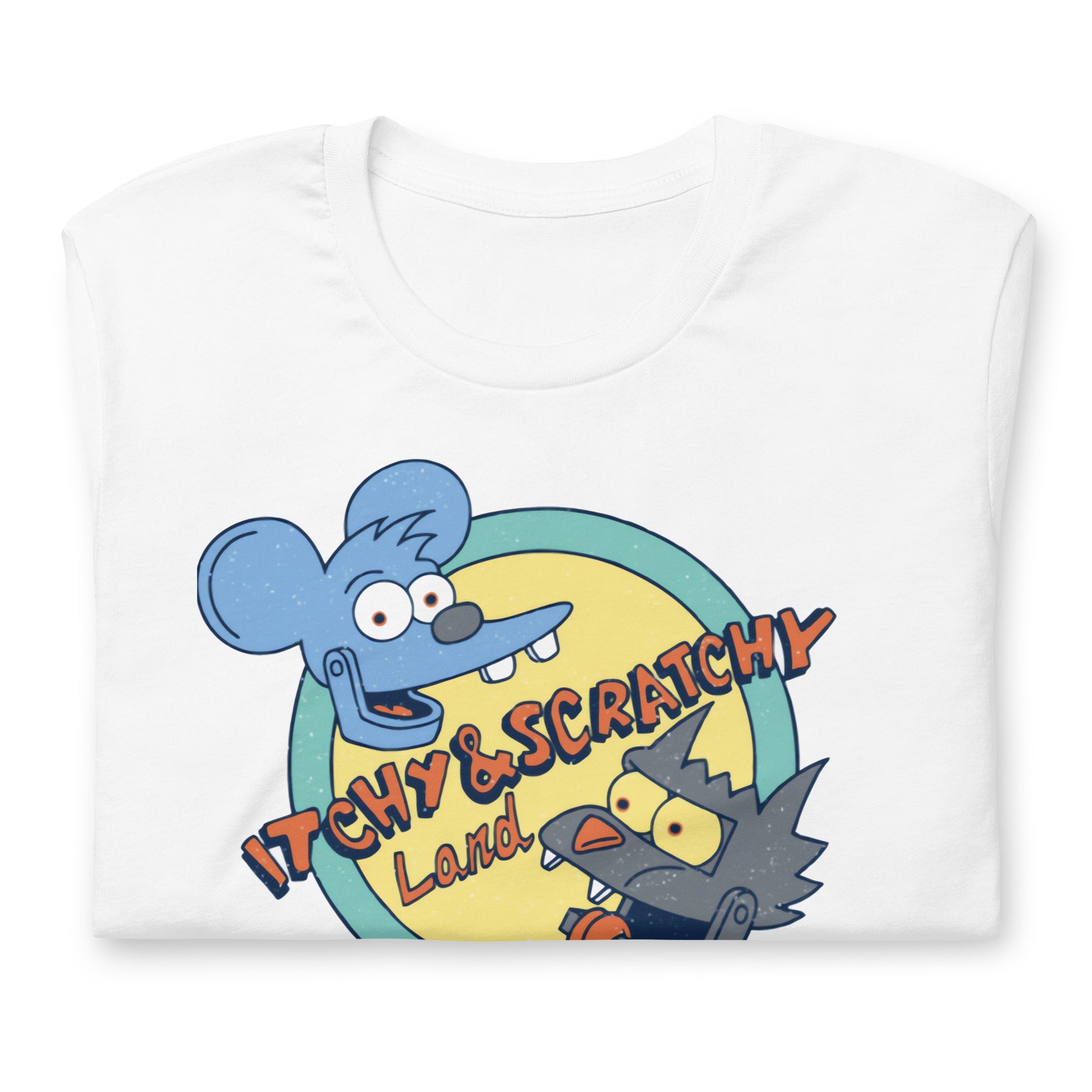 Camiseta Itchy & Scratchy, Disponible en la mejor tienda online para comprar tu merch favorita, la mejor Calidad, compra Ahora en Superstar! 