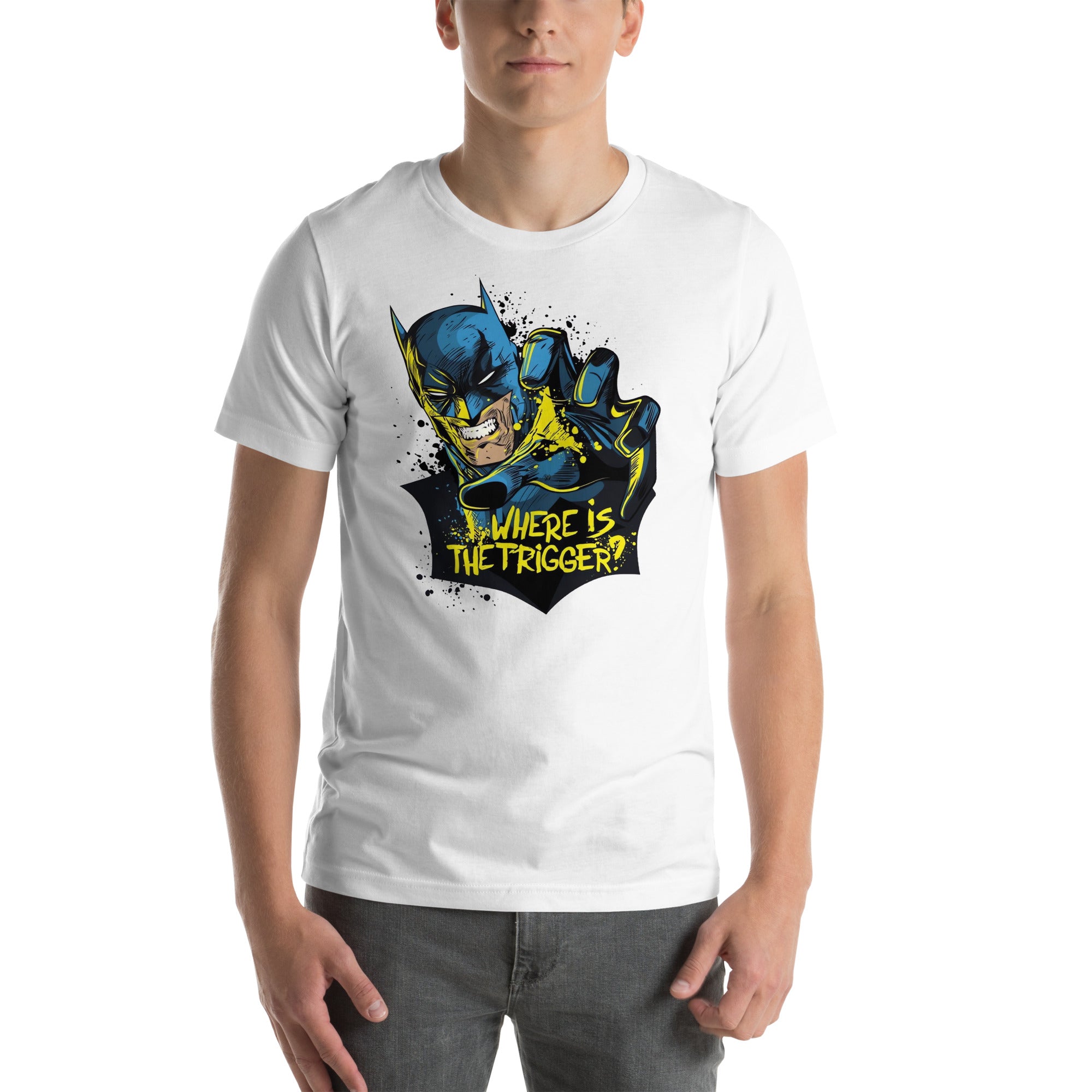 Camiseta Where is the Trigger, Disponible en la mejor tienda online para comprar tu merch favorita, la mejor Calidad, compra Ahora en Superstar! 