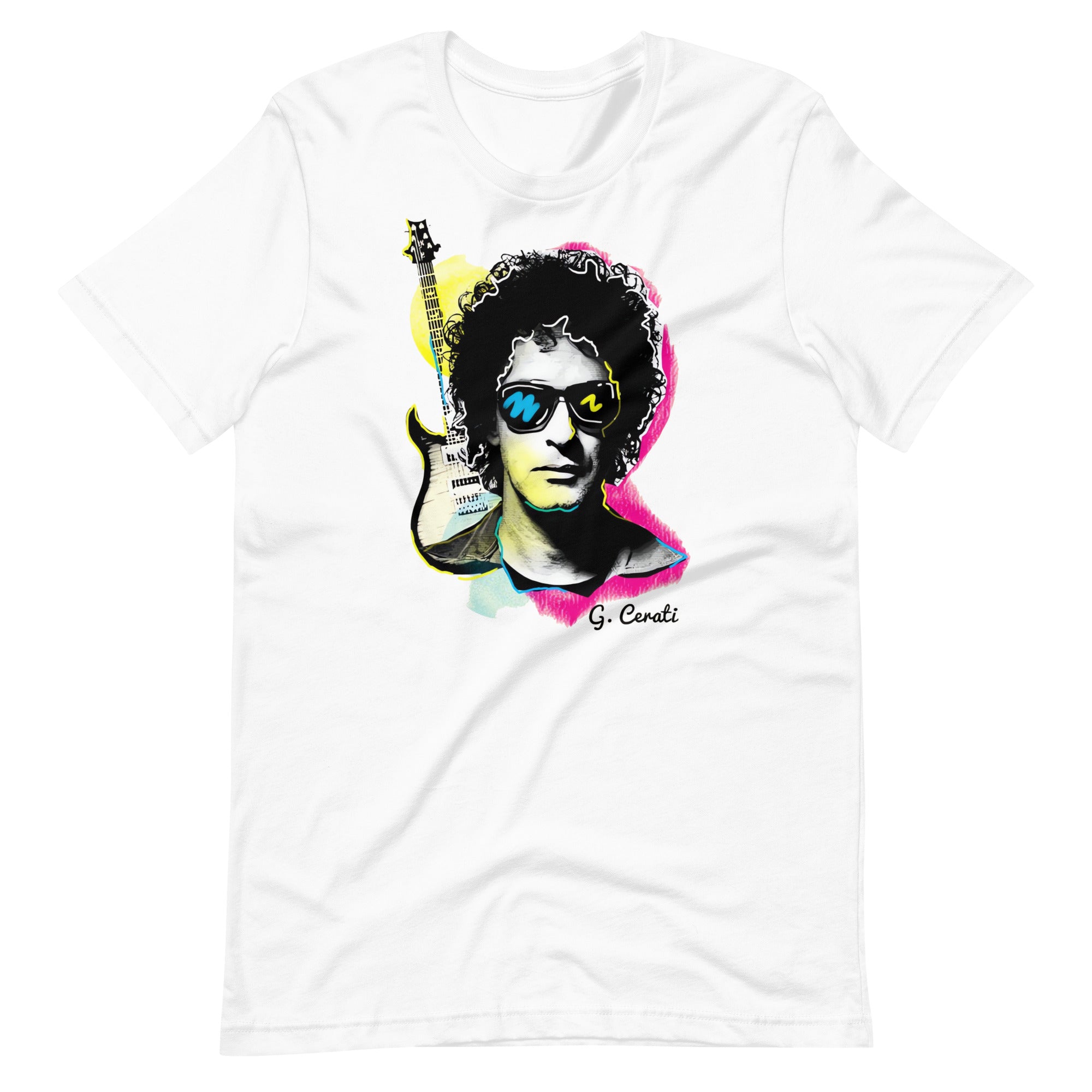 Camiseta de Gustavo Cerati, nuestras opciones de playeras son Unisex. disponible en Superstar. Compra y envíos internacionales.