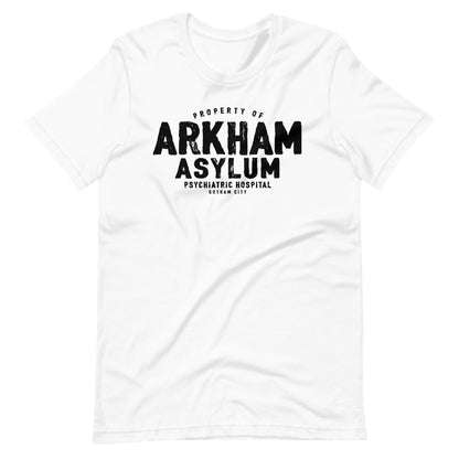 Camiseta Arkham Asylum, Disponible en la mejor tienda online para comprar tu merch favorita, la mejor Calidad, compra Ahora en Superstar! 