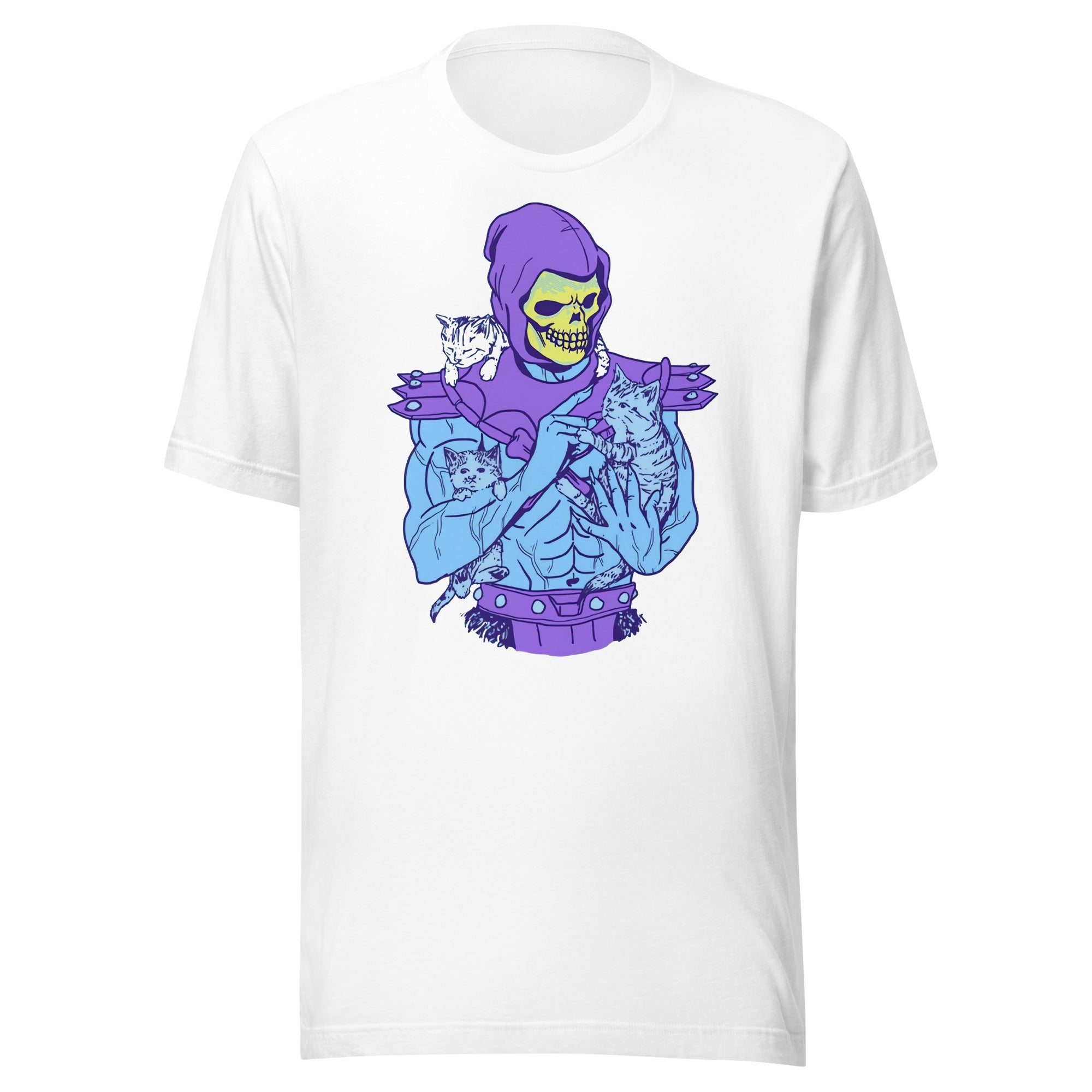 Camiseta Skeletor Cat, Disponible en la mejor tienda online para comprar tu merch favorita, la mejor Calidad, compra Ahora en Superstar! 