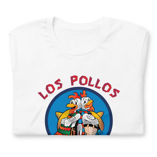 ¡Compra el mejor merchandising en Superstar! Encuentra diseños únicos y de alta calidad, Playera blanca de Los Pollos Hermanos