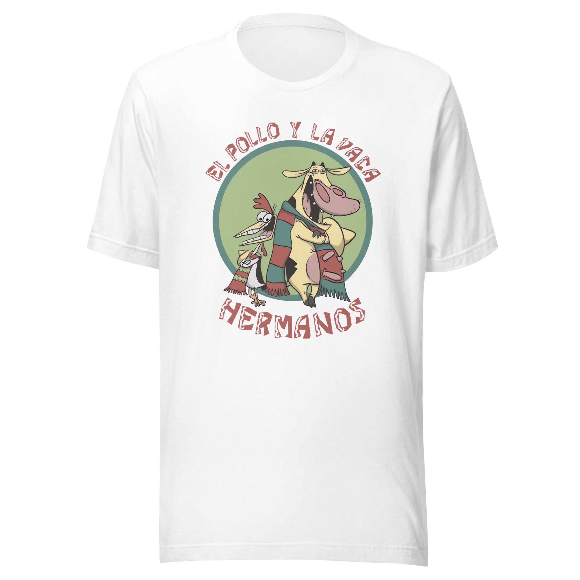 ¡Compra el mejor merchandising en Superstar! Encuentra diseños únicos y de alta calidad, Playera El Pollo y la Vaca Hermanos