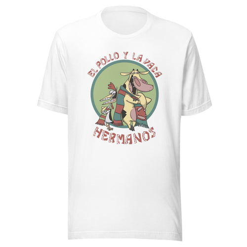 ¡Compra el mejor merchandising en Superstar! Encuentra diseños únicos y de alta calidad, Playera El Pollo y la Vaca Hermanos