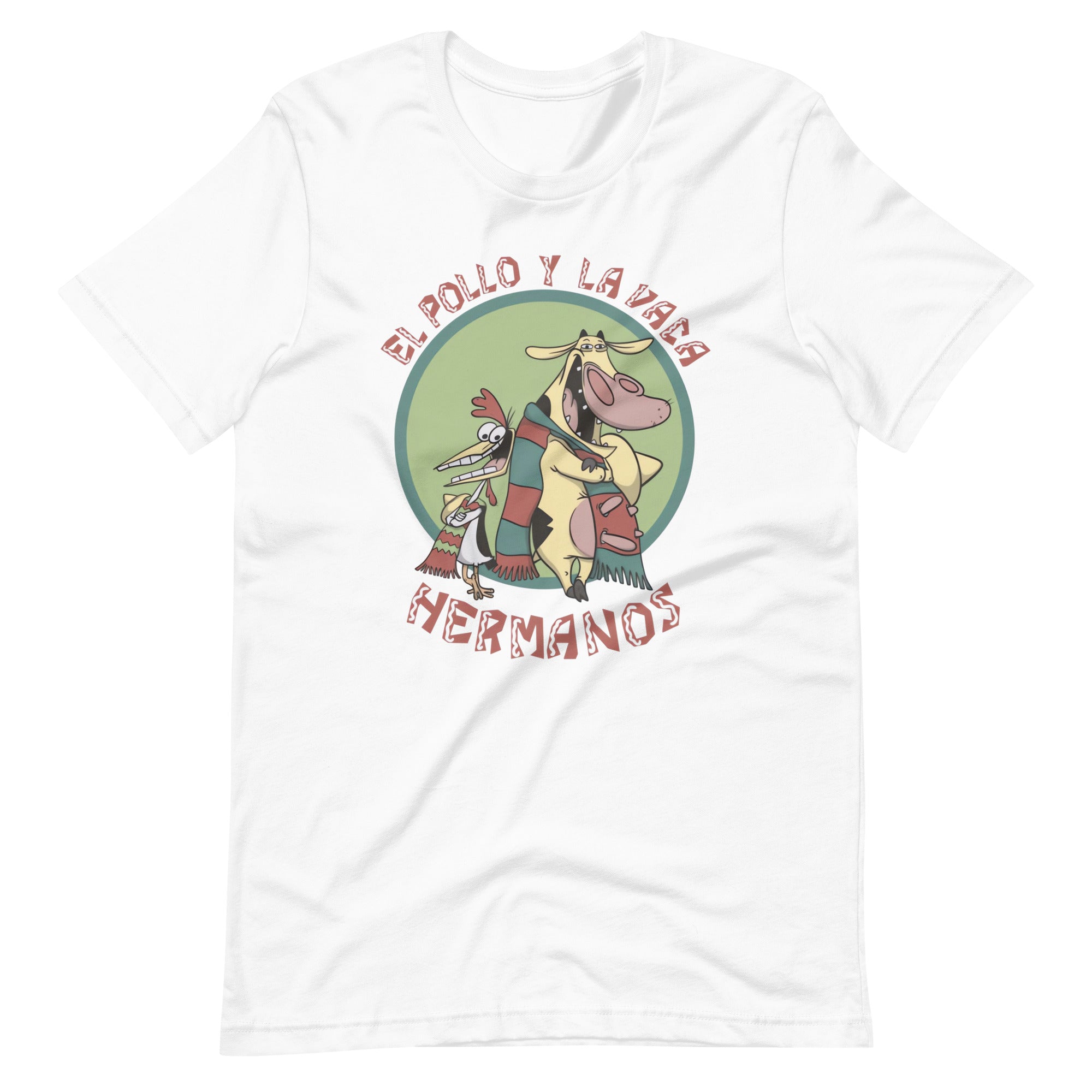 ¡Compra el mejor merchandising en Superstar! Encuentra diseños únicos y de alta calidad, Playera El Pollo y la Vaca Hermanos