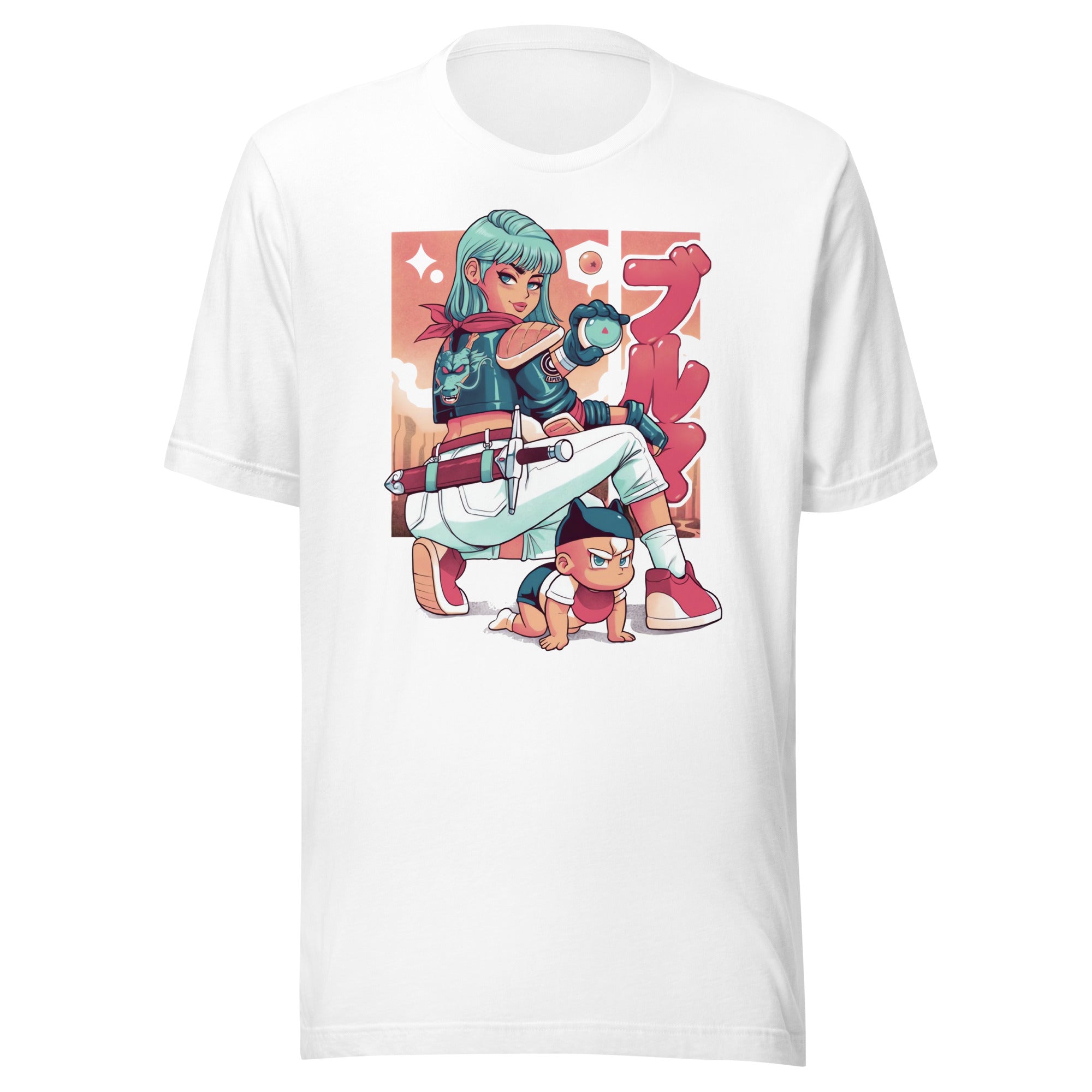 Playera Bulma & Trunks, Disponible en la mejor tienda online para comprar tu merch favorita, la mejor Calidad, compra Ahora en Superstar! 