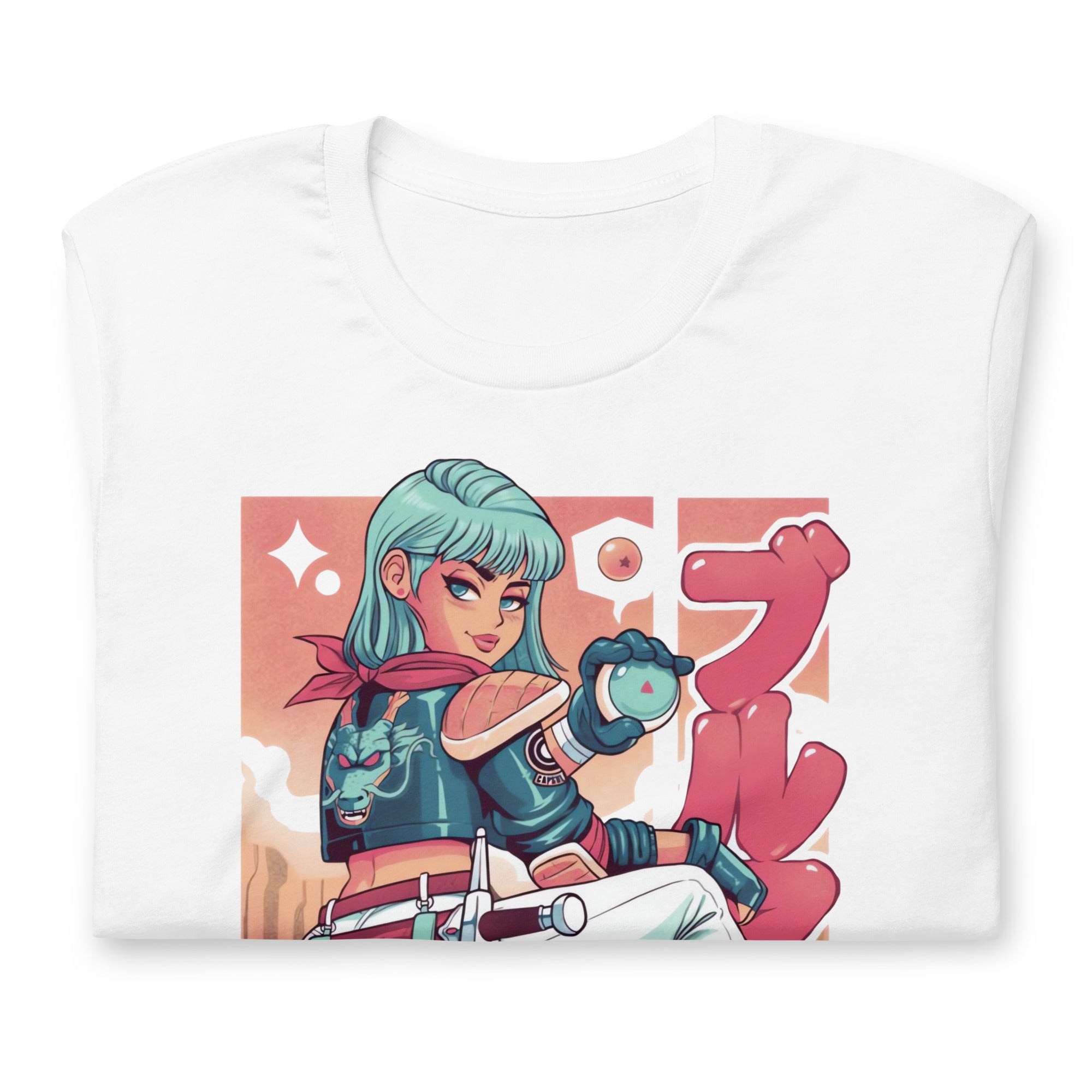 Playera Bulma & Trunks, Disponible en la mejor tienda online para comprar tu merch favorita, la mejor Calidad, compra Ahora en Superstar! 