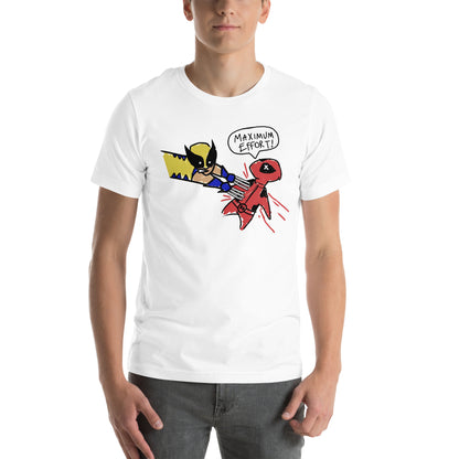 Playera Dibujo Maximum Effort, Disponible en la mejor tienda online para comprar tu merch favorita, la mejor Calidad, compra Ahora en Superstar! 