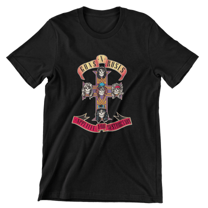 Playera Guns and roses 1987, Es un producto de ropa que es ideal para los fanáticos de Guns 'n' Roses que deseen mostrar su amor de manera divertida y original.