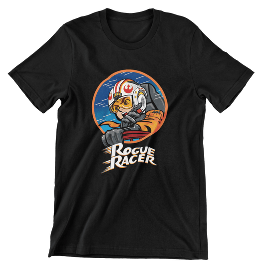Rogue Racer, Es un producto de ropa que es ideal para los fanáticos de Star Wars y Meteoro que deseen mostrar su amor de manera divertida y original.