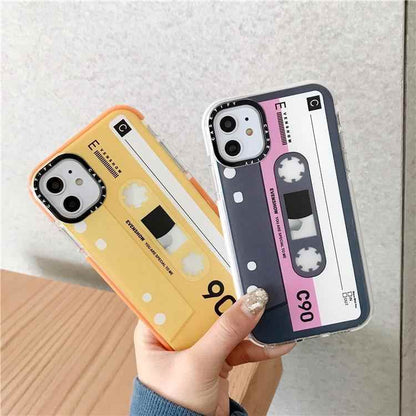 🎸  iPhone Retro Classical Old Cassette Tape Orange - SuperStar Guatemala