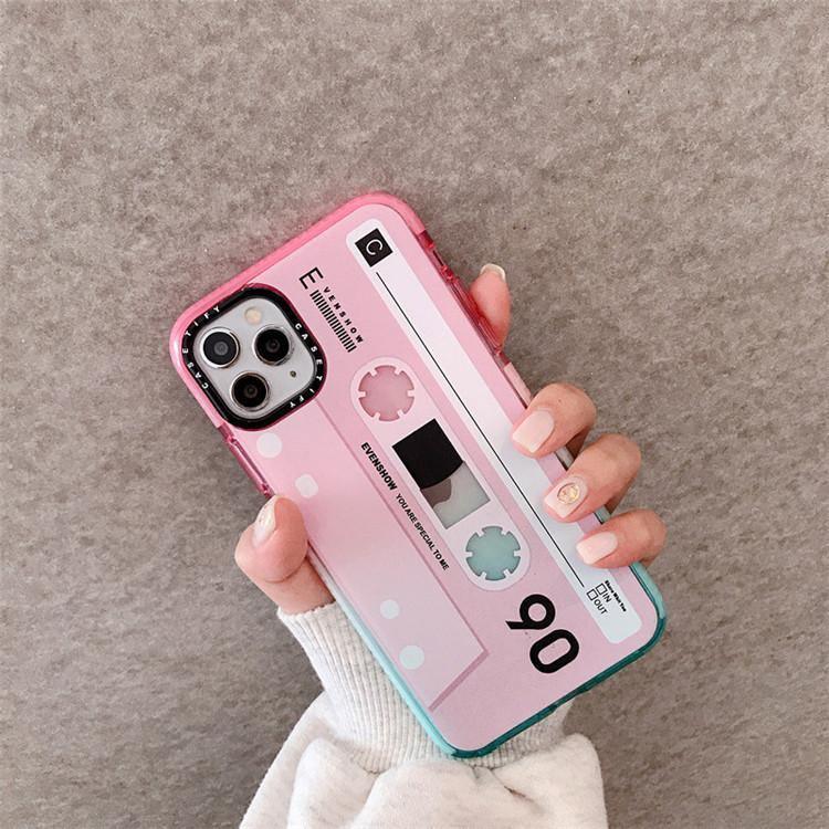 🎸  iPhone Retro Classical Old Cassette Tape PINK - SuperStar Guatemala