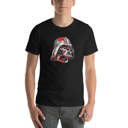 Darth Vader Fluid Art Es un producto de ropa que es ideal para los fanáticos de Star Wars que deseen mostrar su amor de manera divertida y original.