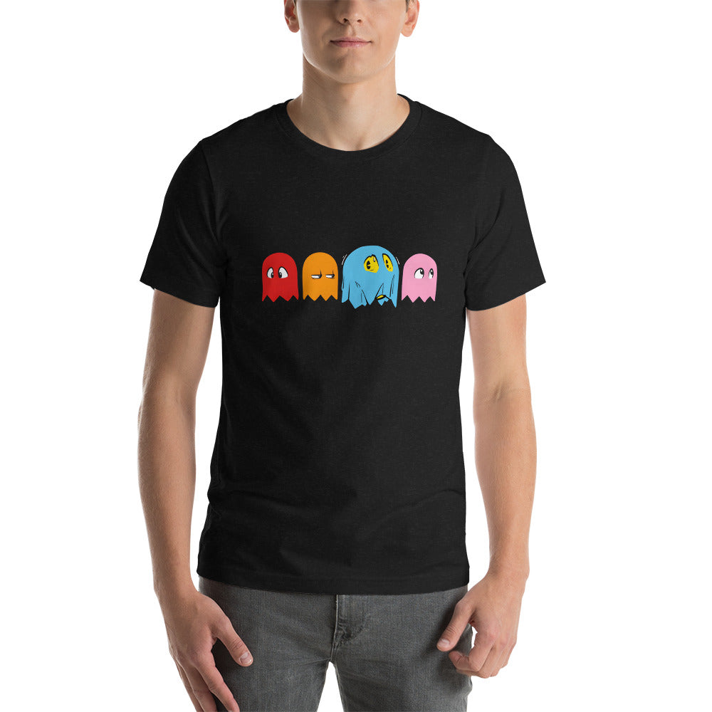 Pac- Man Phantom, nuestras opciones de playeras son Unisex. envíos a toda Guatemala, diferentes opciones de Pago.¡Compra el mejor merchandising en Superstar! Encuentra diseños únicos y de alta calidad, Playera de Pac- Man Phantom