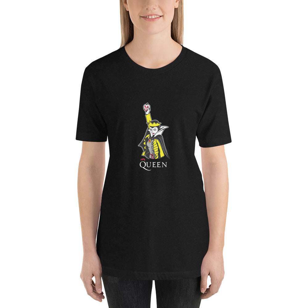 Playera de la Bruja de blancanieves y Queen, nuestras opciones de playeras son Unisex, son cómodas, impresas con última tecnología, tenemos dos opciones de tela, varias opciones de envío.